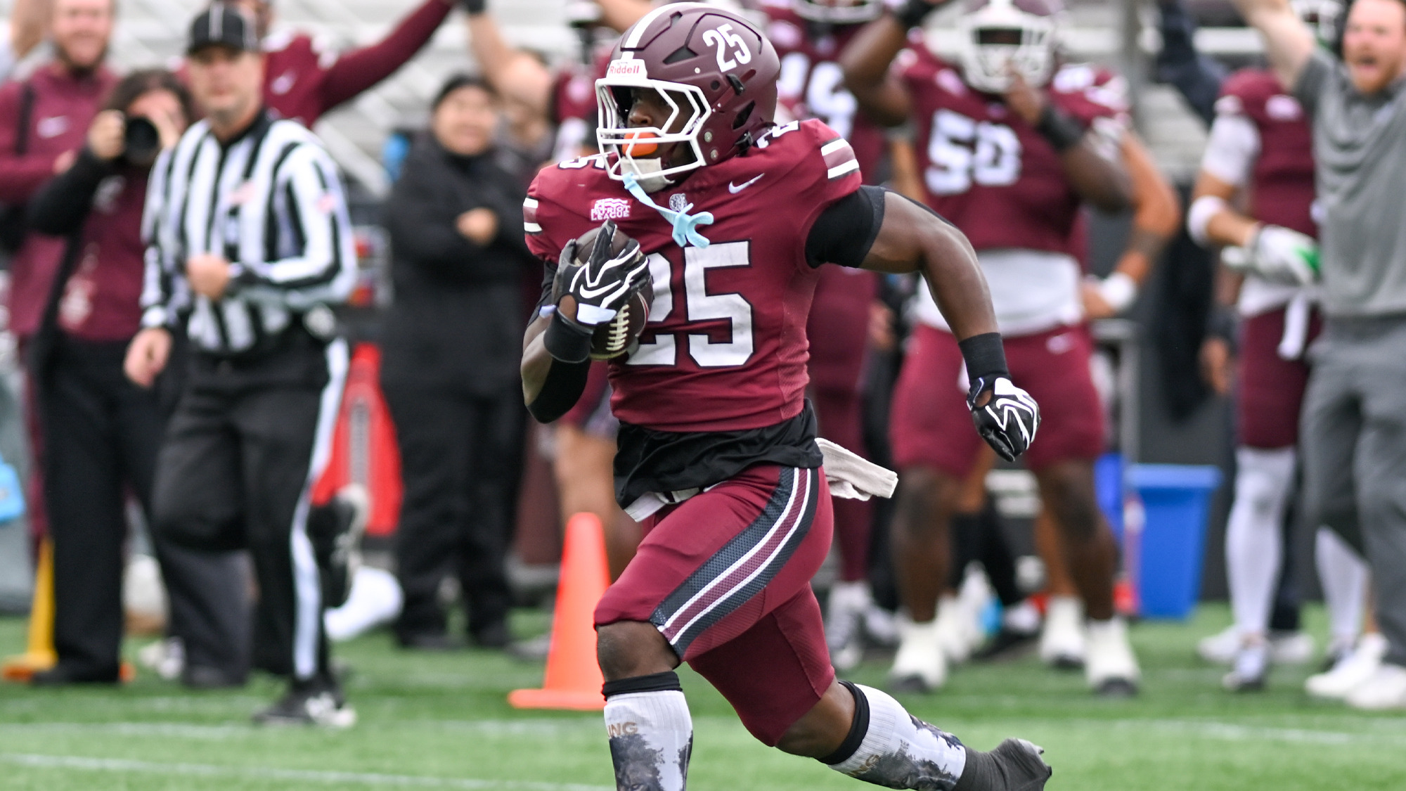 Jamell James runs for a long TD