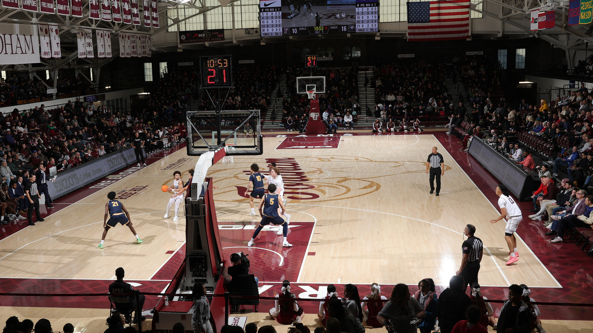 A packed Rose Hill Gym 