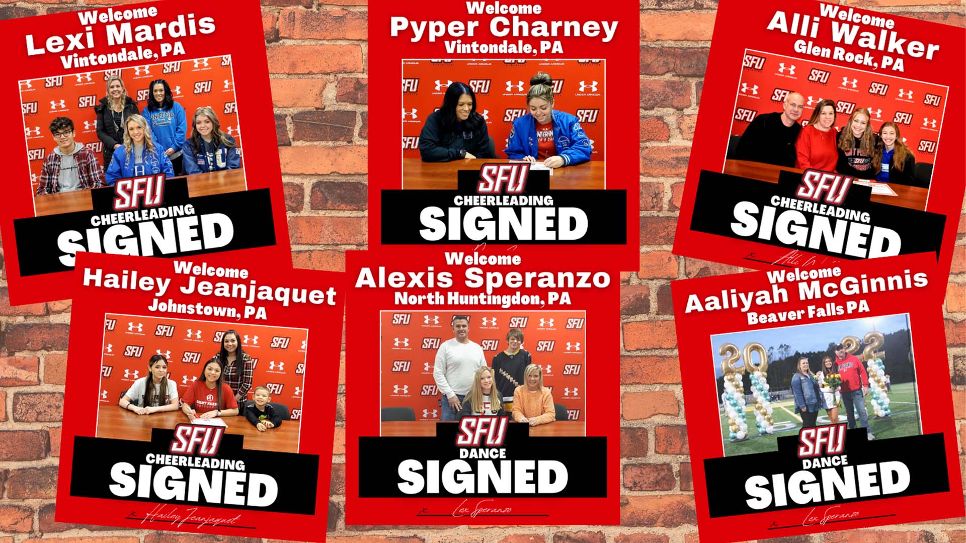 Cheer and Dance Signees