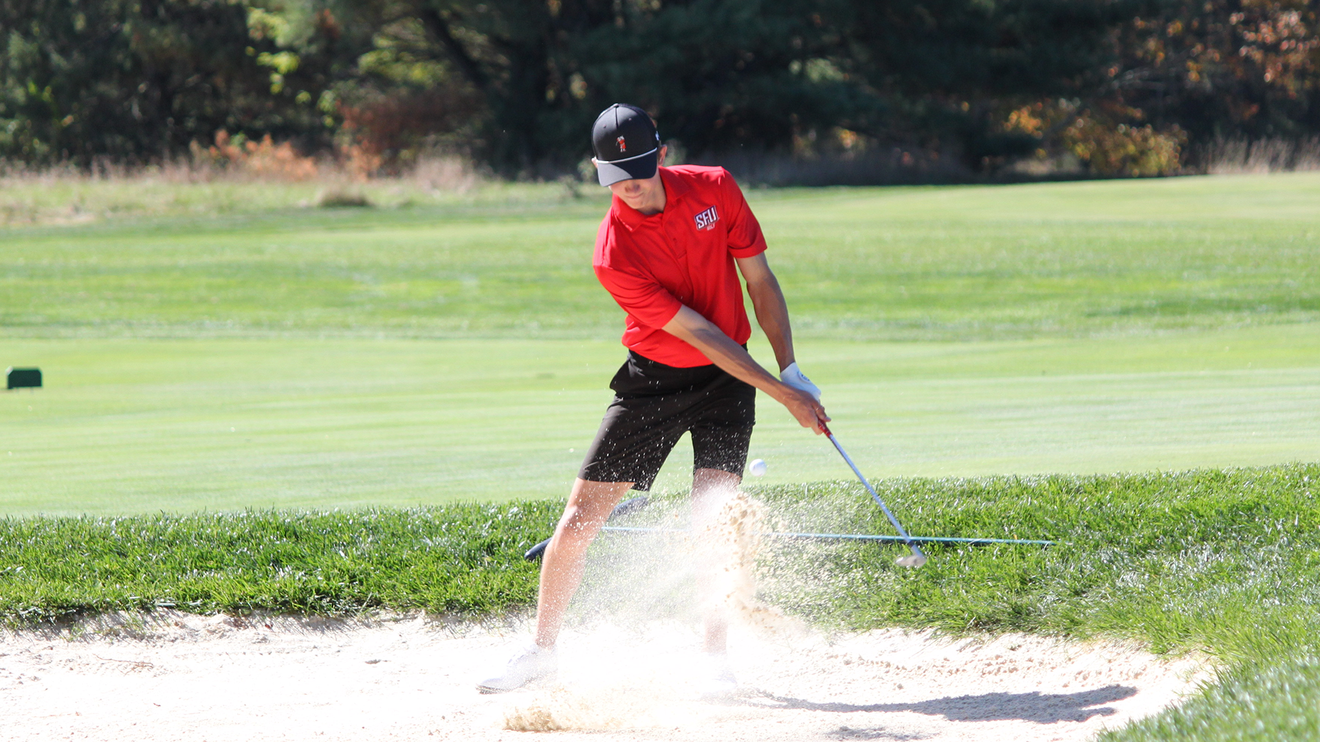 Trent Meyers Hitting Out Of Sandtrap