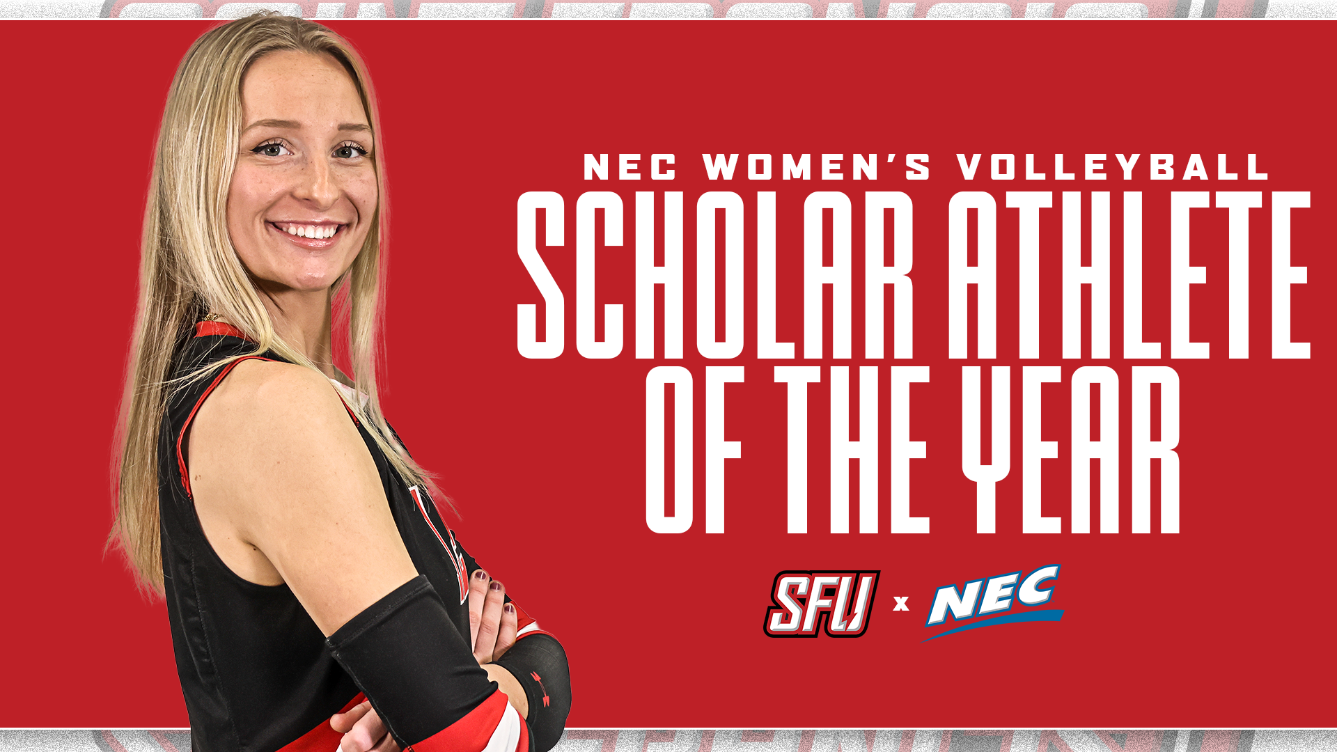 Korrin Burns NEC Scholar Athlete