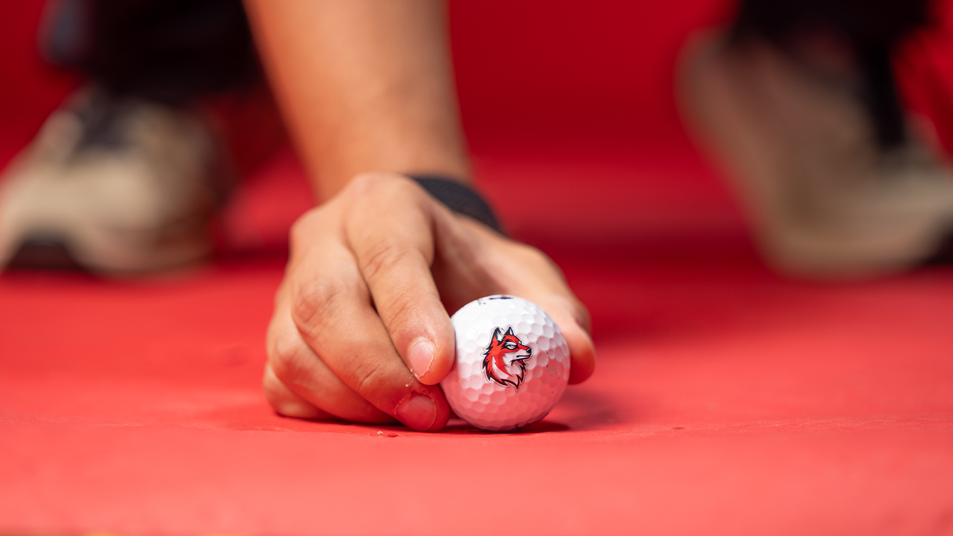 golf ball close up