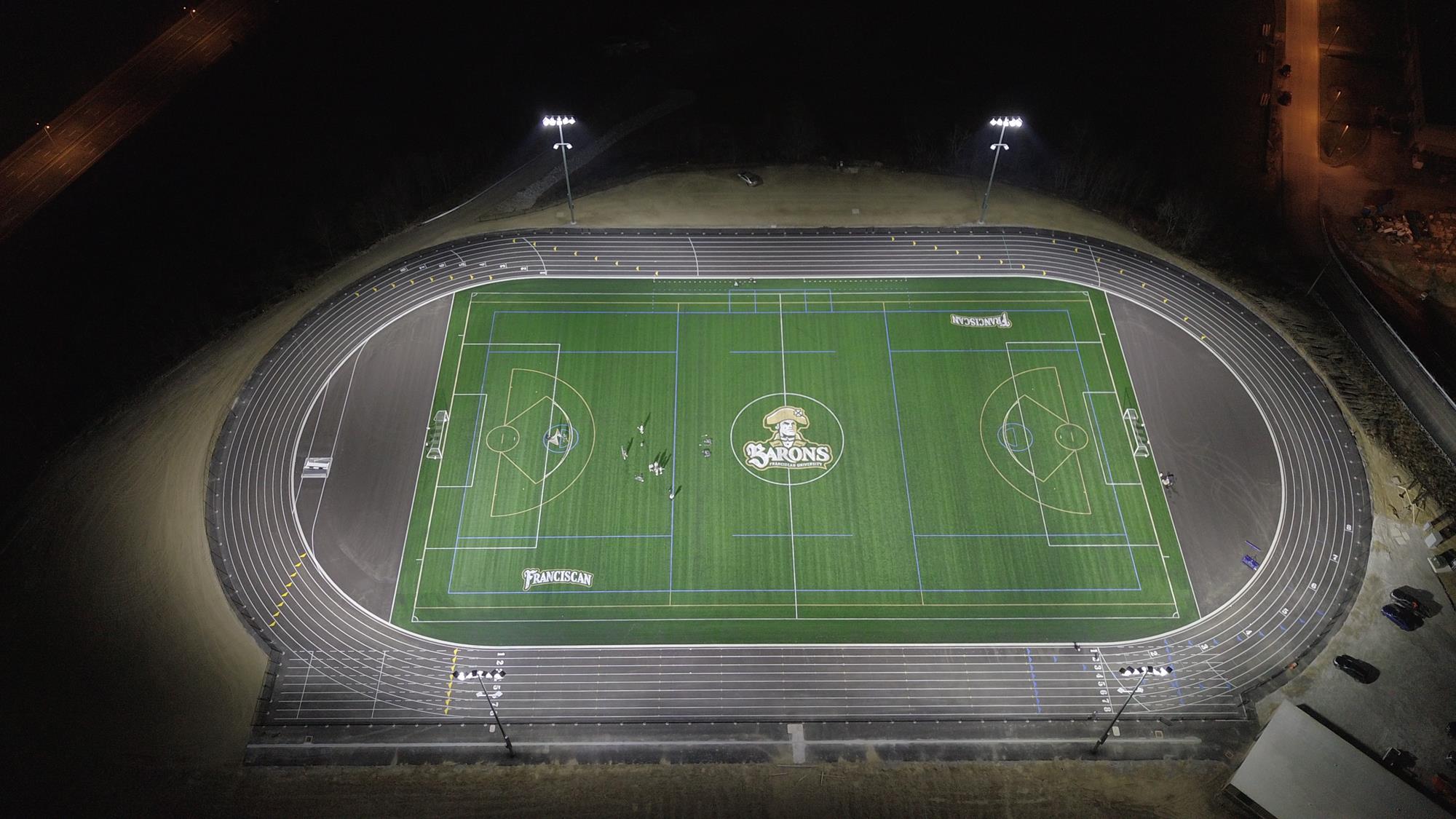 Franciscan University’s Turf Field is Now Trinity Health System Field