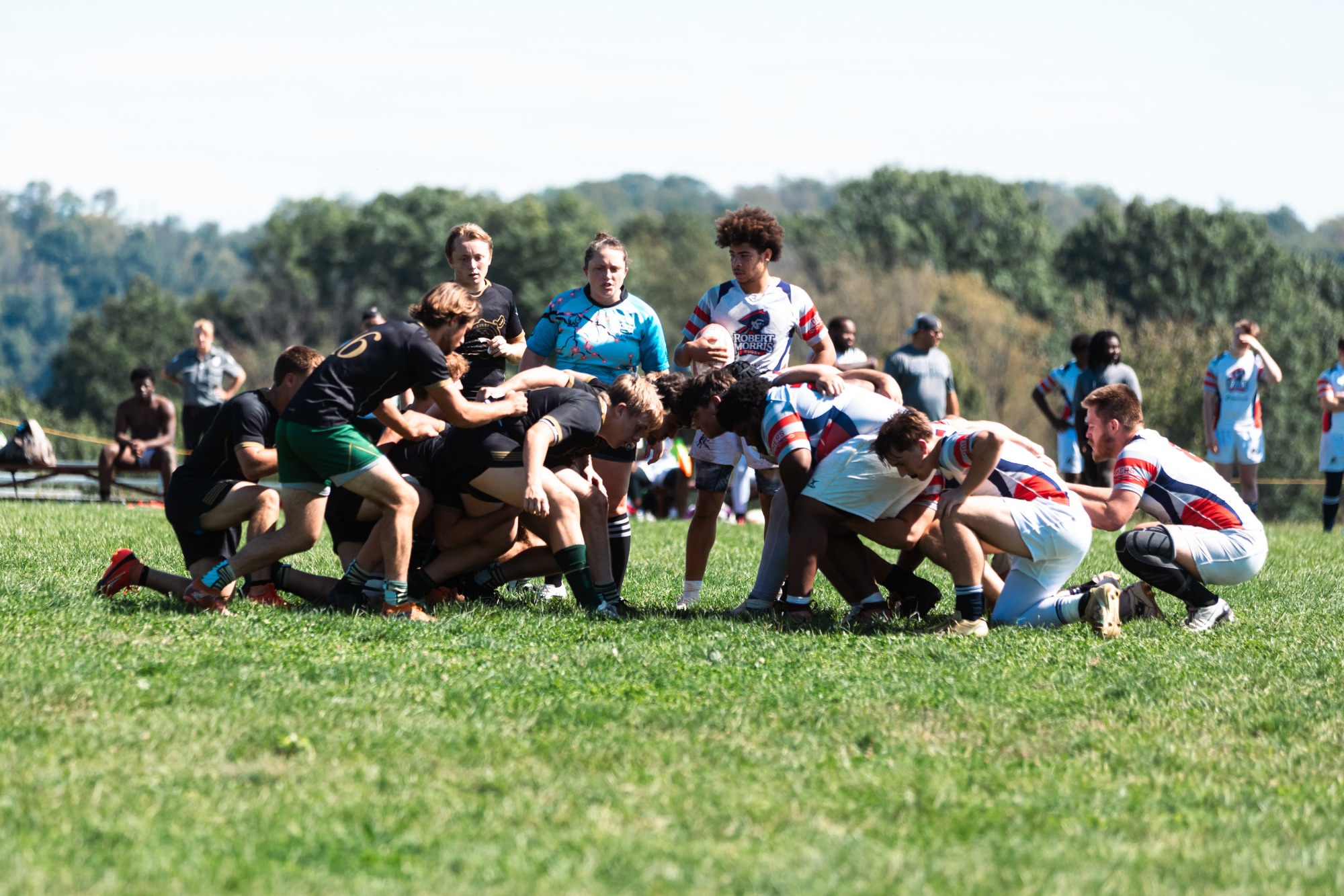 Rugby game play