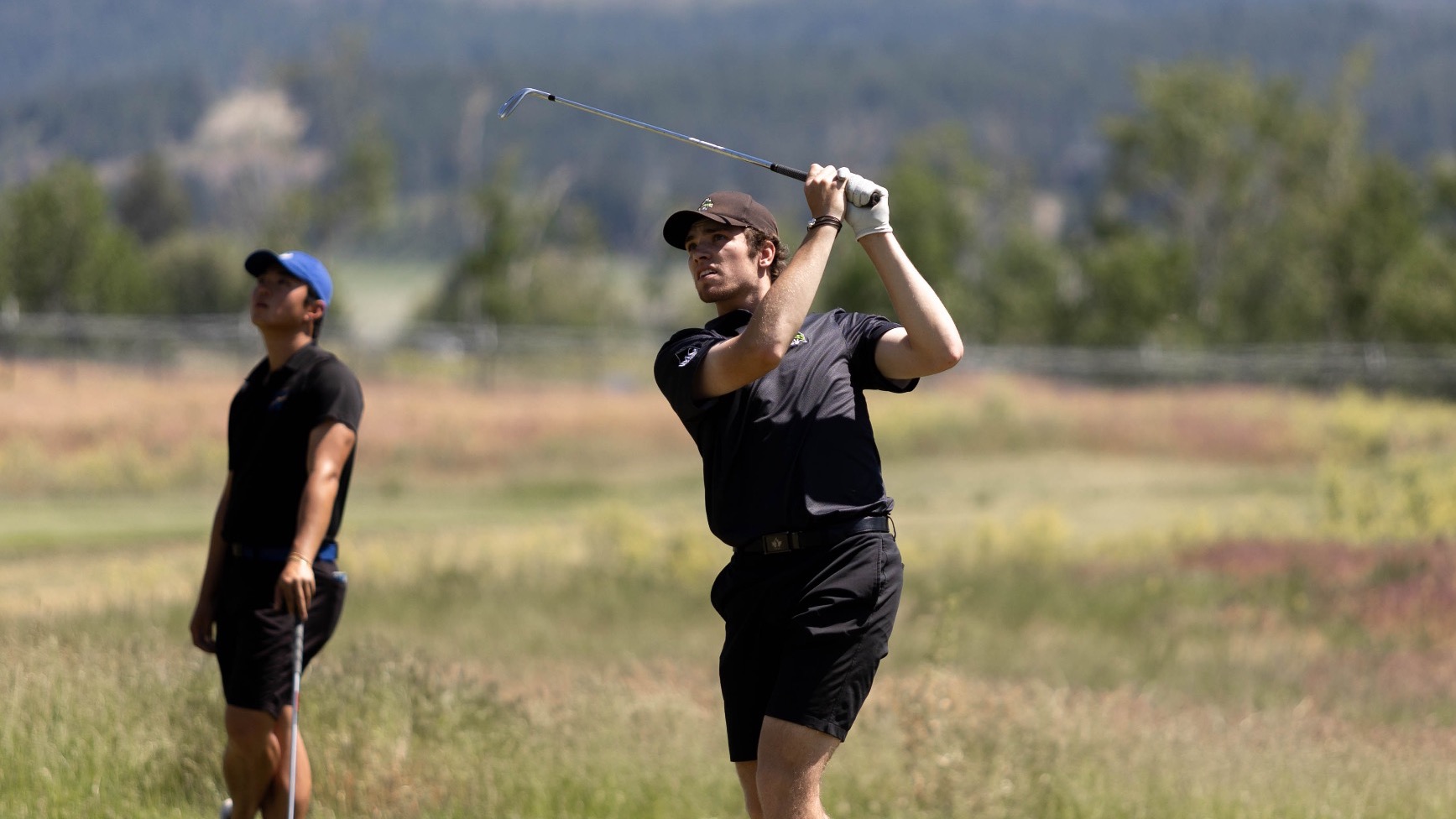 Brett Bateman after his shot in the 2025 Golf Canada Championships