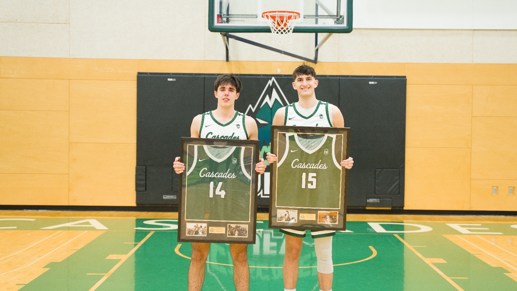 MBB seniors during their senior night ceremony