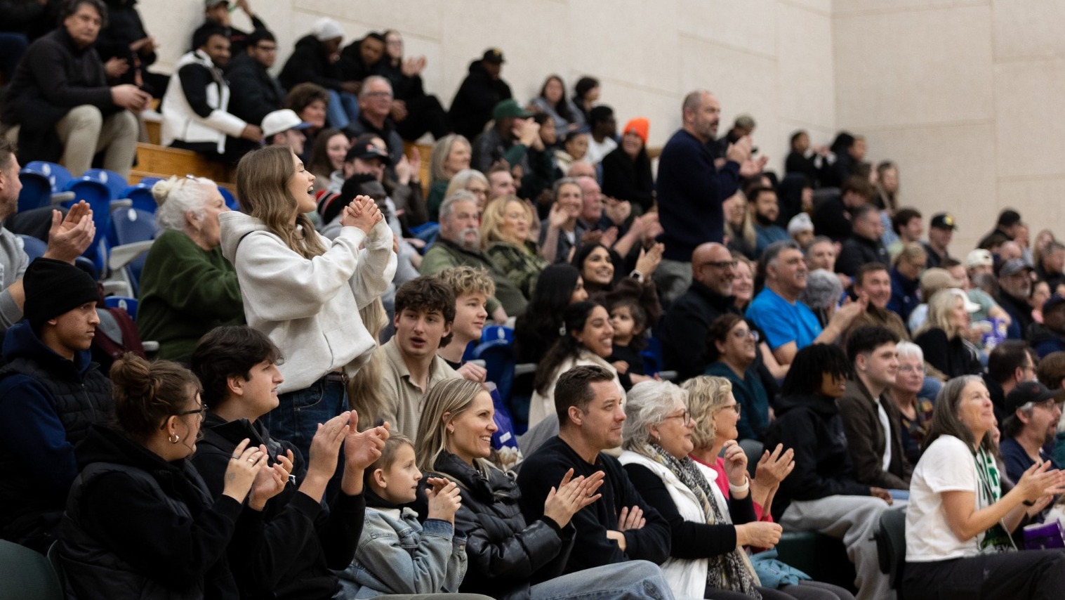 Crowd at UFV basketball