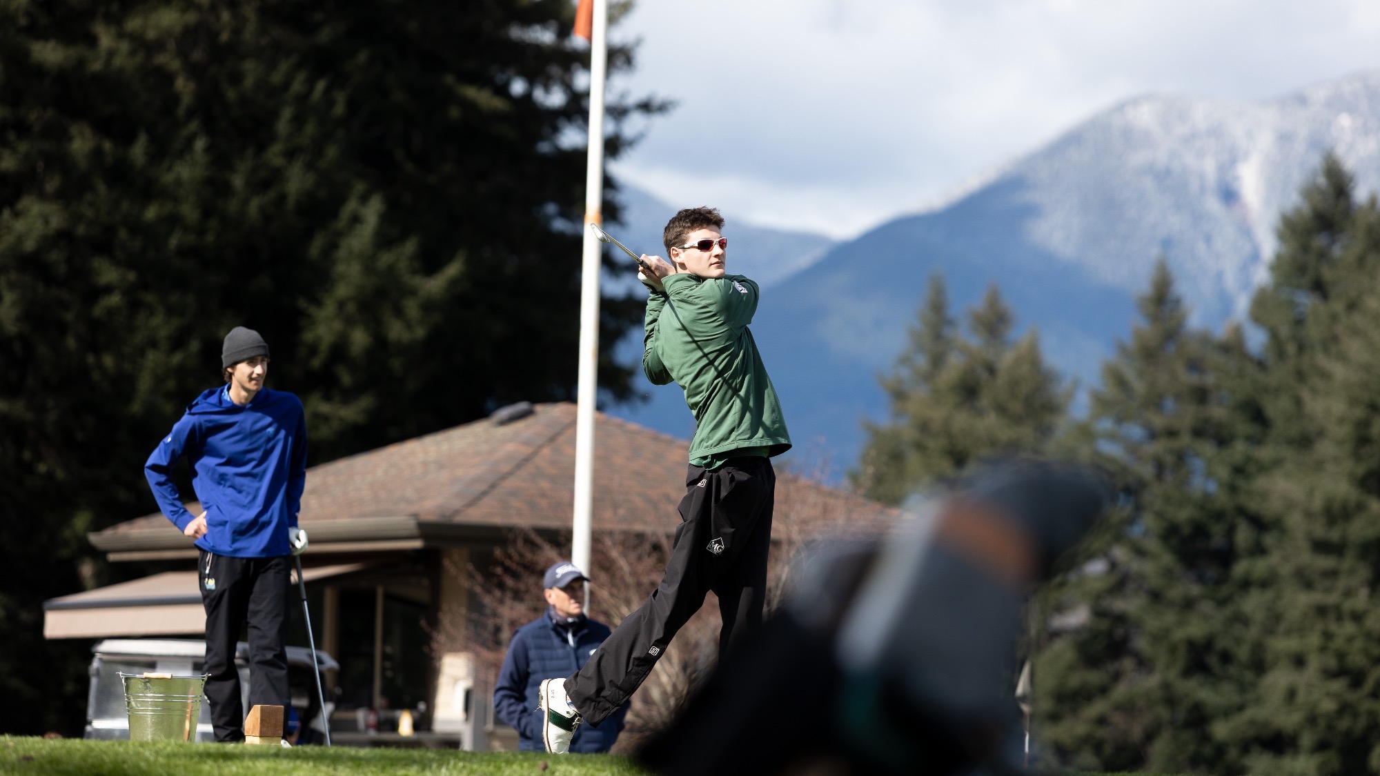 Connely Parker tees off at the BC Matchplay