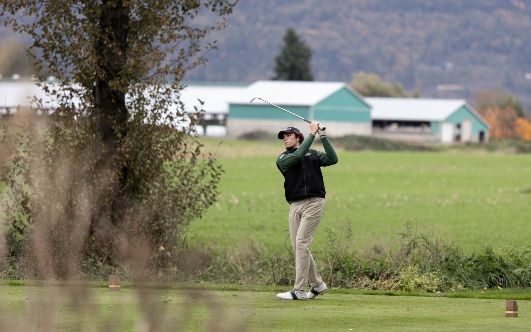 Brett Bateman tees off in Chilliwack