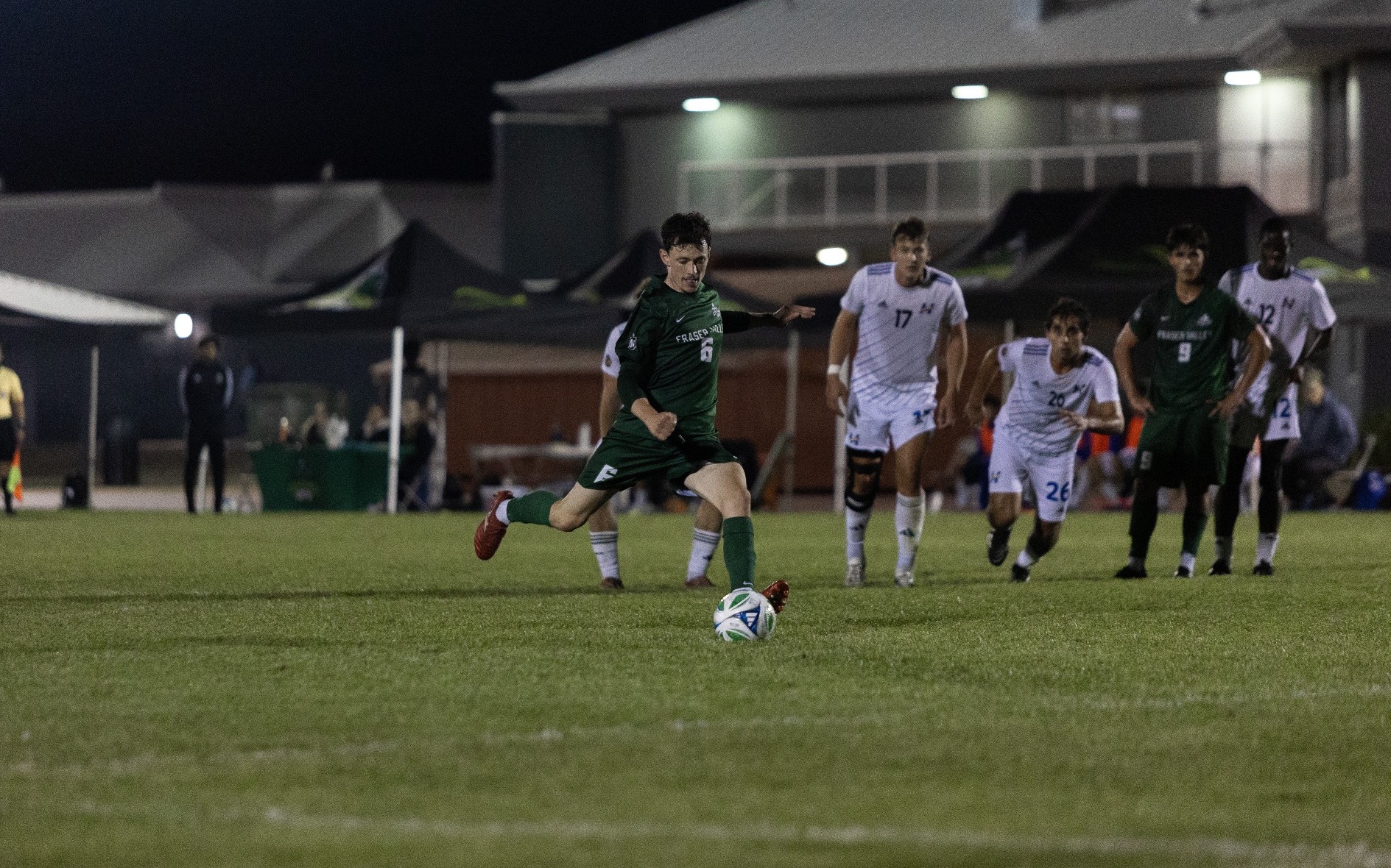Spencer Mellett scores from the penalty spot
