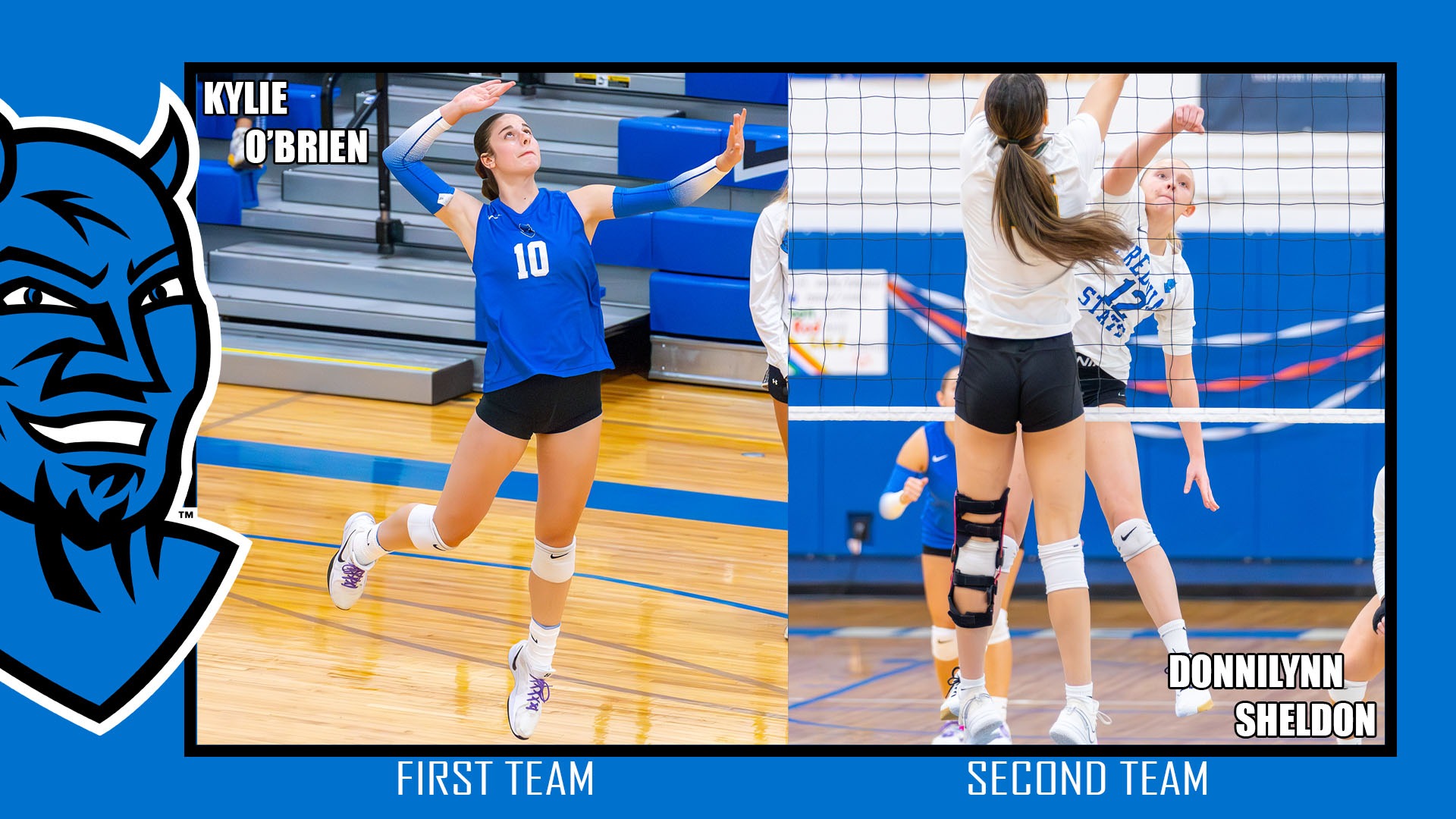 O'Brien and Sheldon All SUNYAC 2025