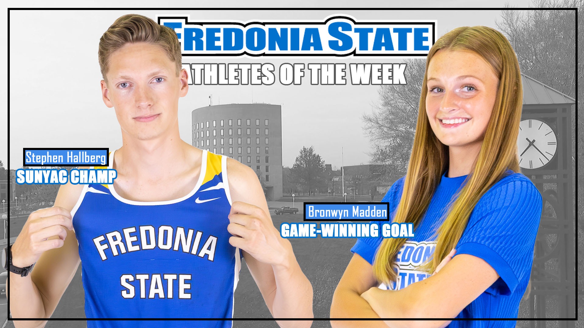Stepehn Hallberg Bronwyn Madden FSU AOTW - 11-4-24