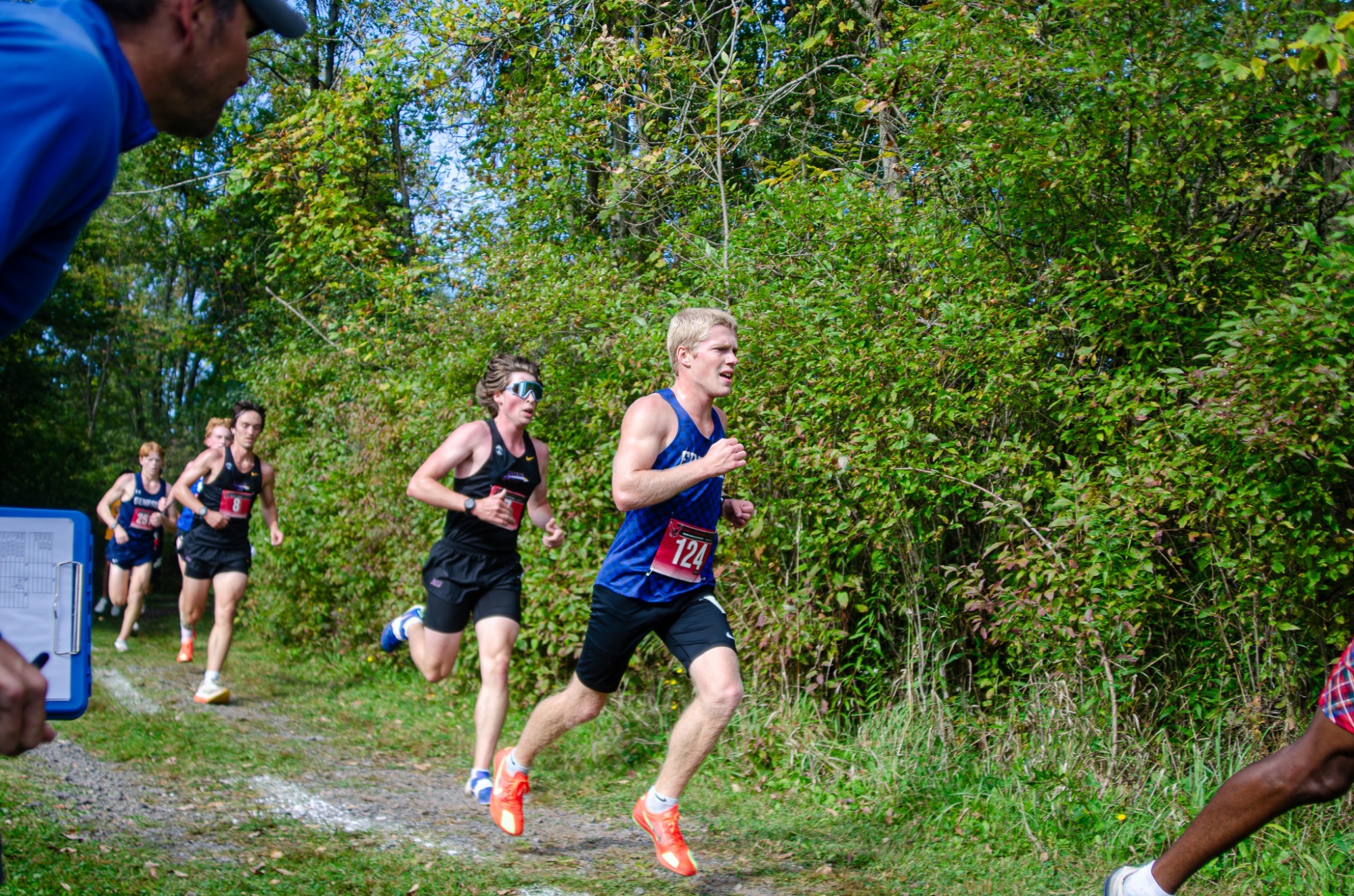 Finnegan Fadale runs for Fredonia State men's cross country