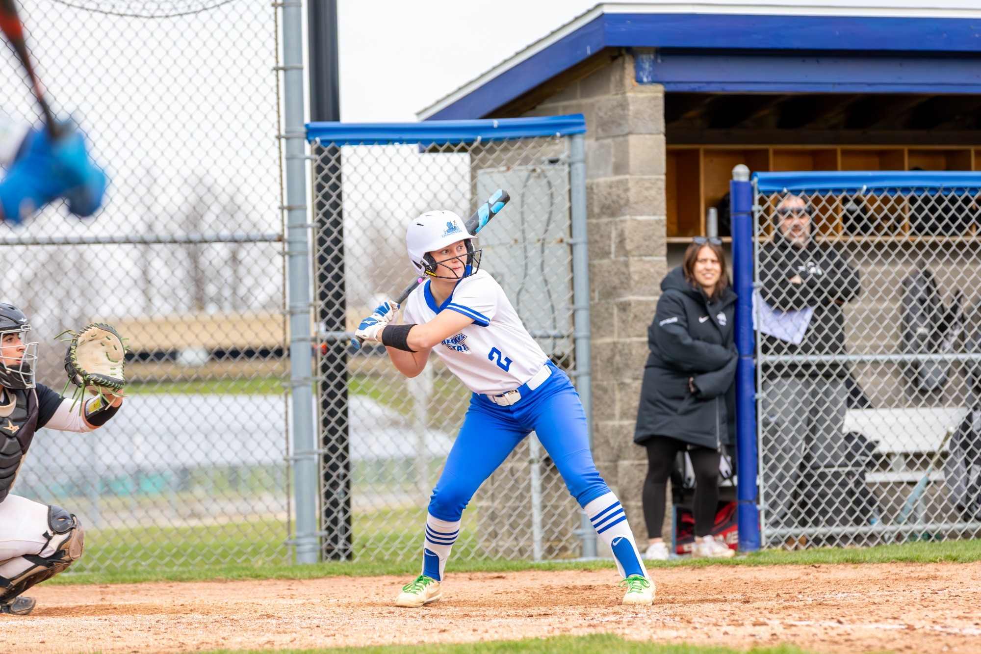 Kayla Lynn batting at homebase