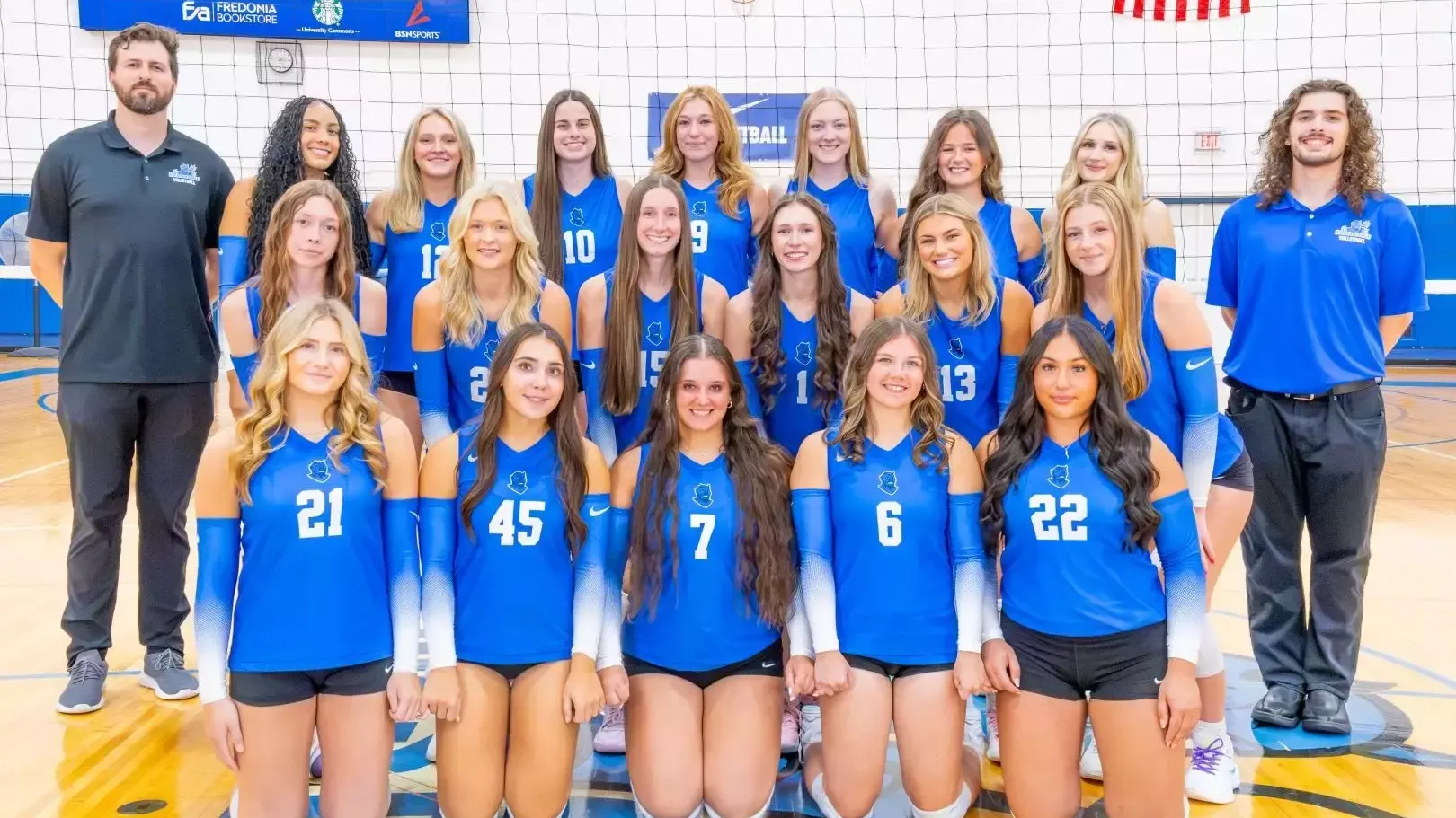 Photo of the 2026 Fredonia State women's volleyball team