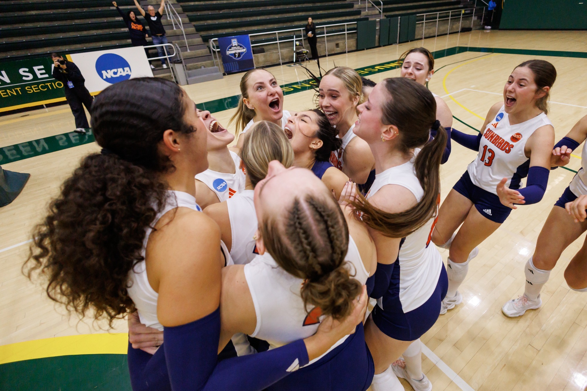 wvb celebrating cwu regional win