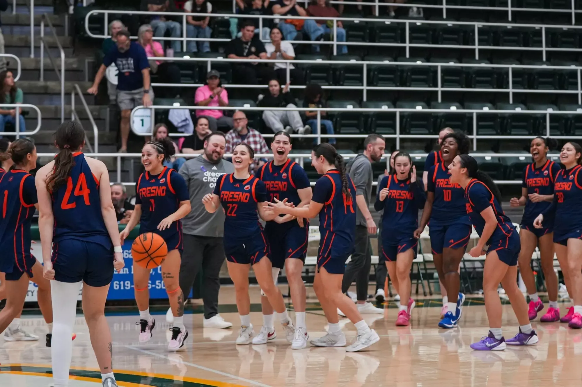wbb defeats PLNU at Golden Gym