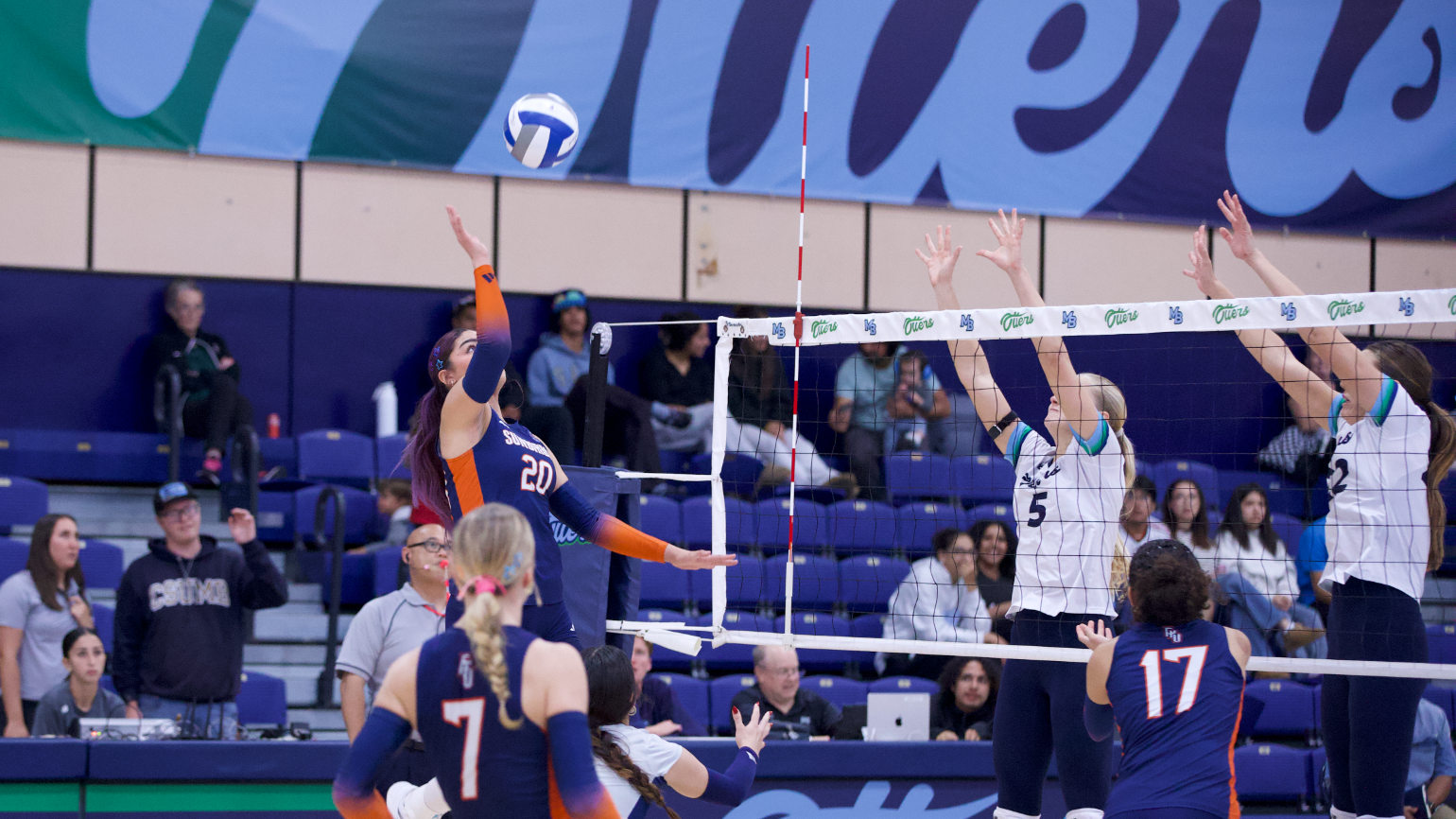 morgan castaneda roll shot over CSUMB
