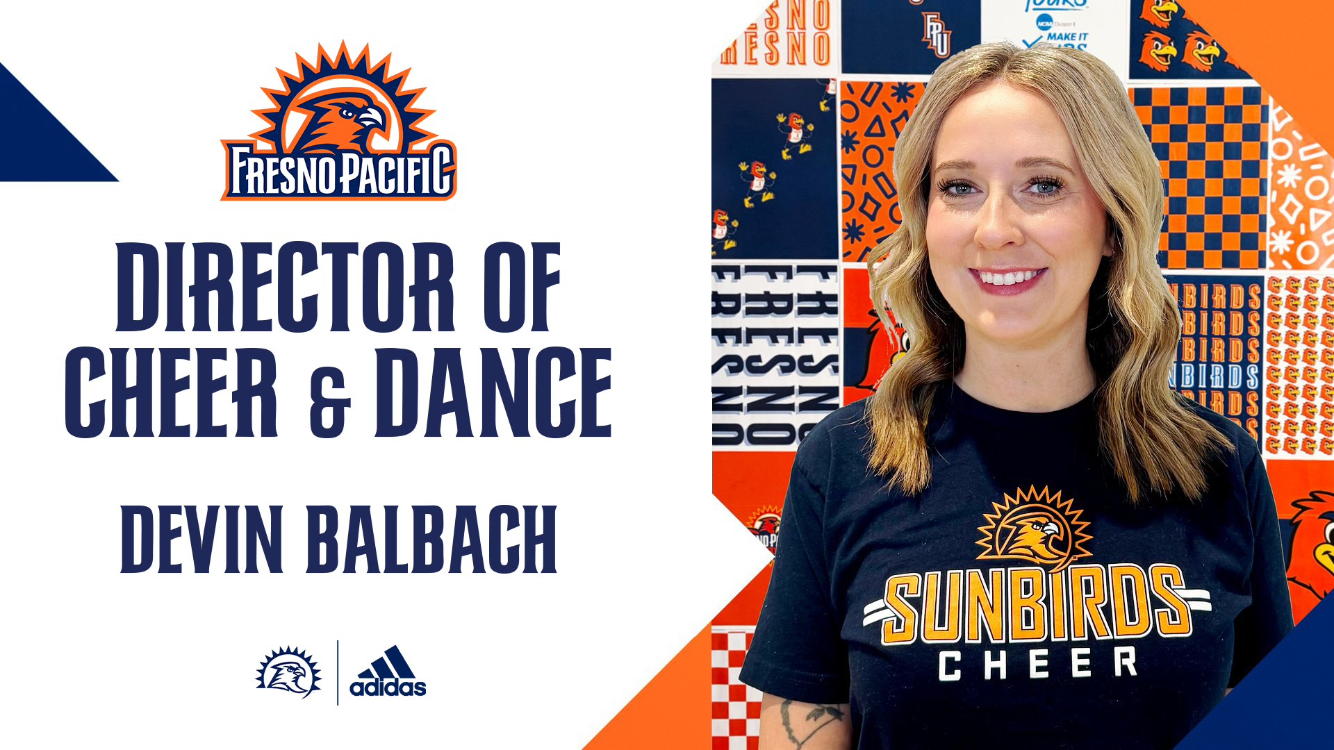 Director of Cheer and Dance Devin Balbach Announcement