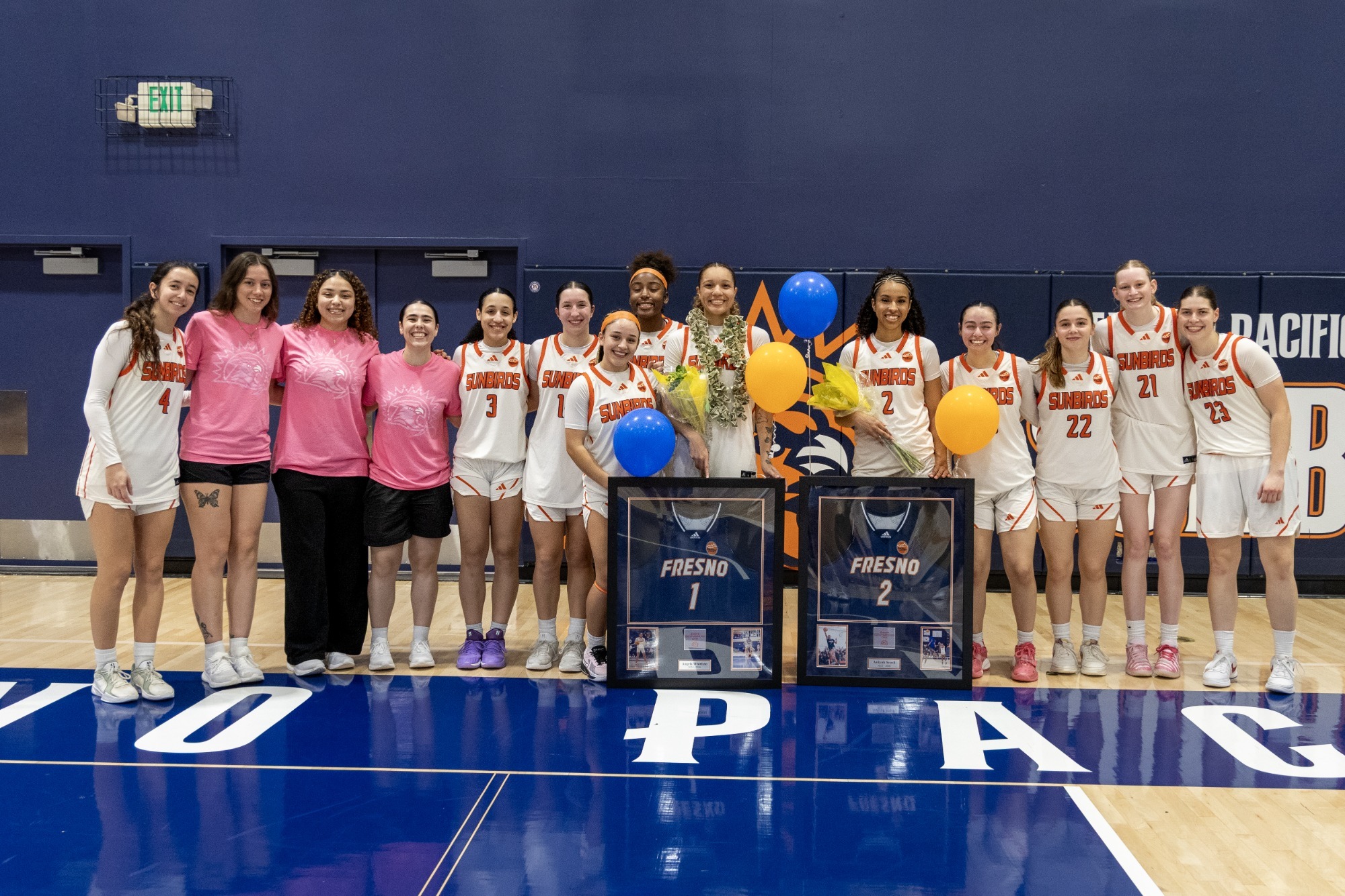 womens basketball senior night vs vanguard