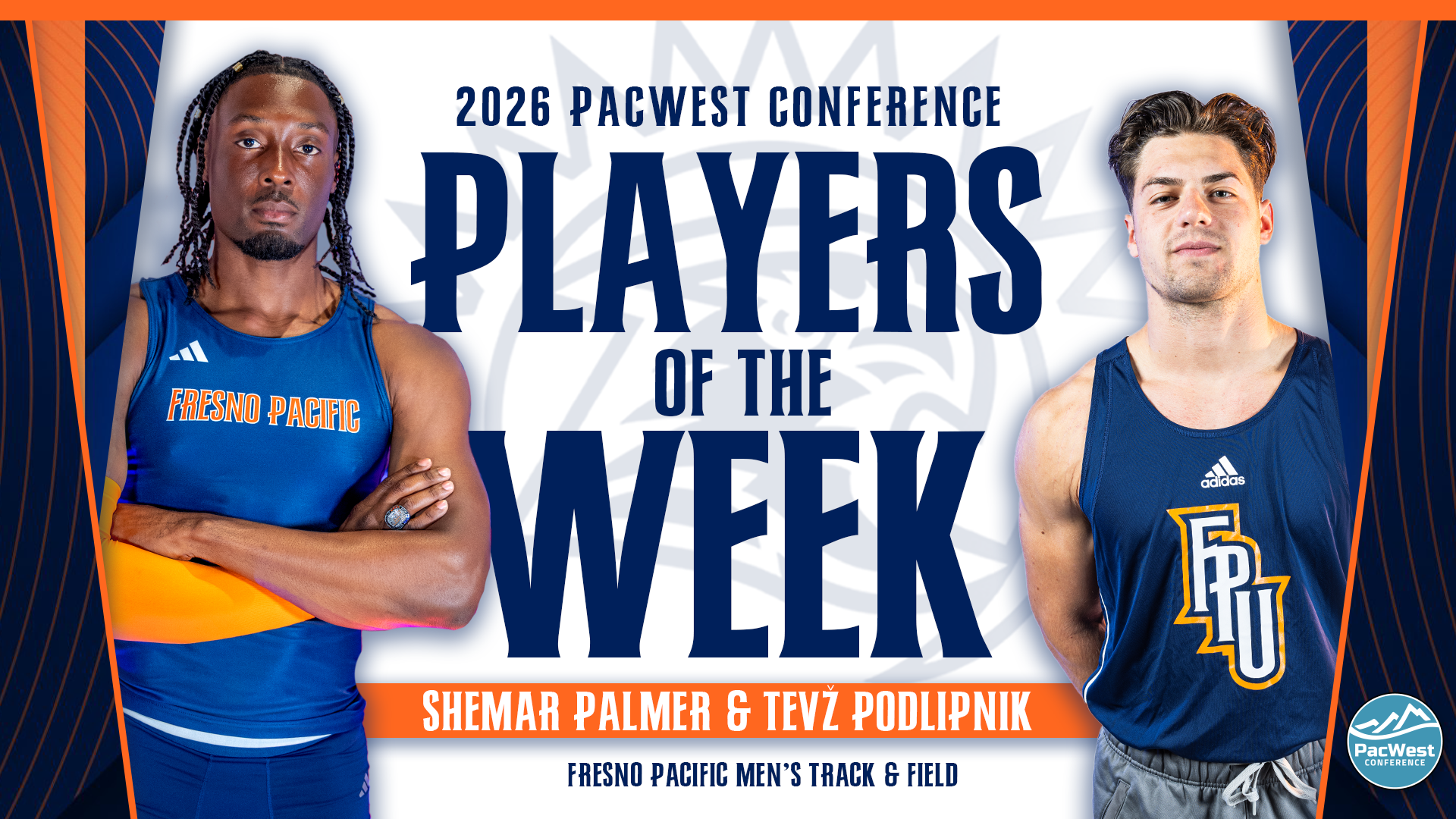 pacwest tf players of the week Number one