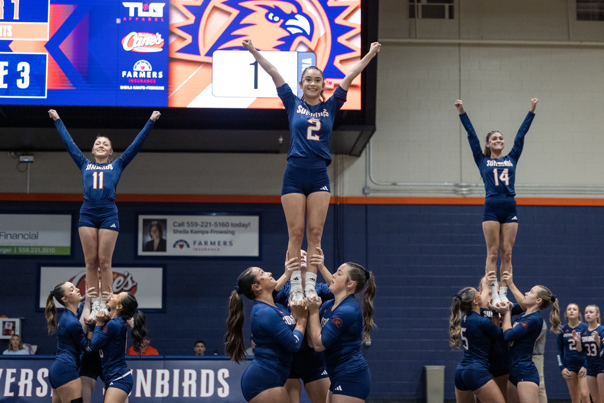 stunt at west conference champs