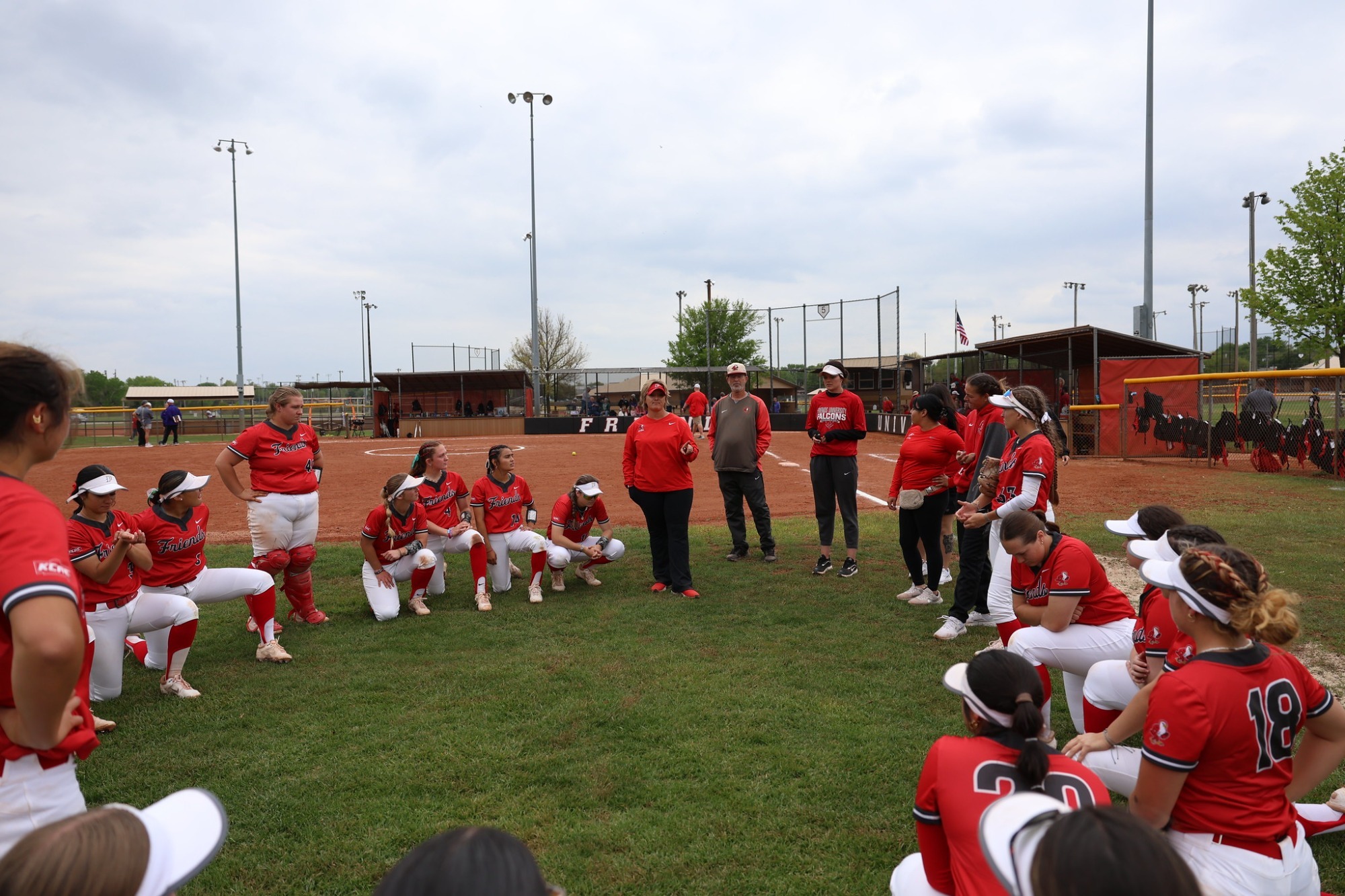 Softball Falcons win two at KCAC Tournament before season ends with 51