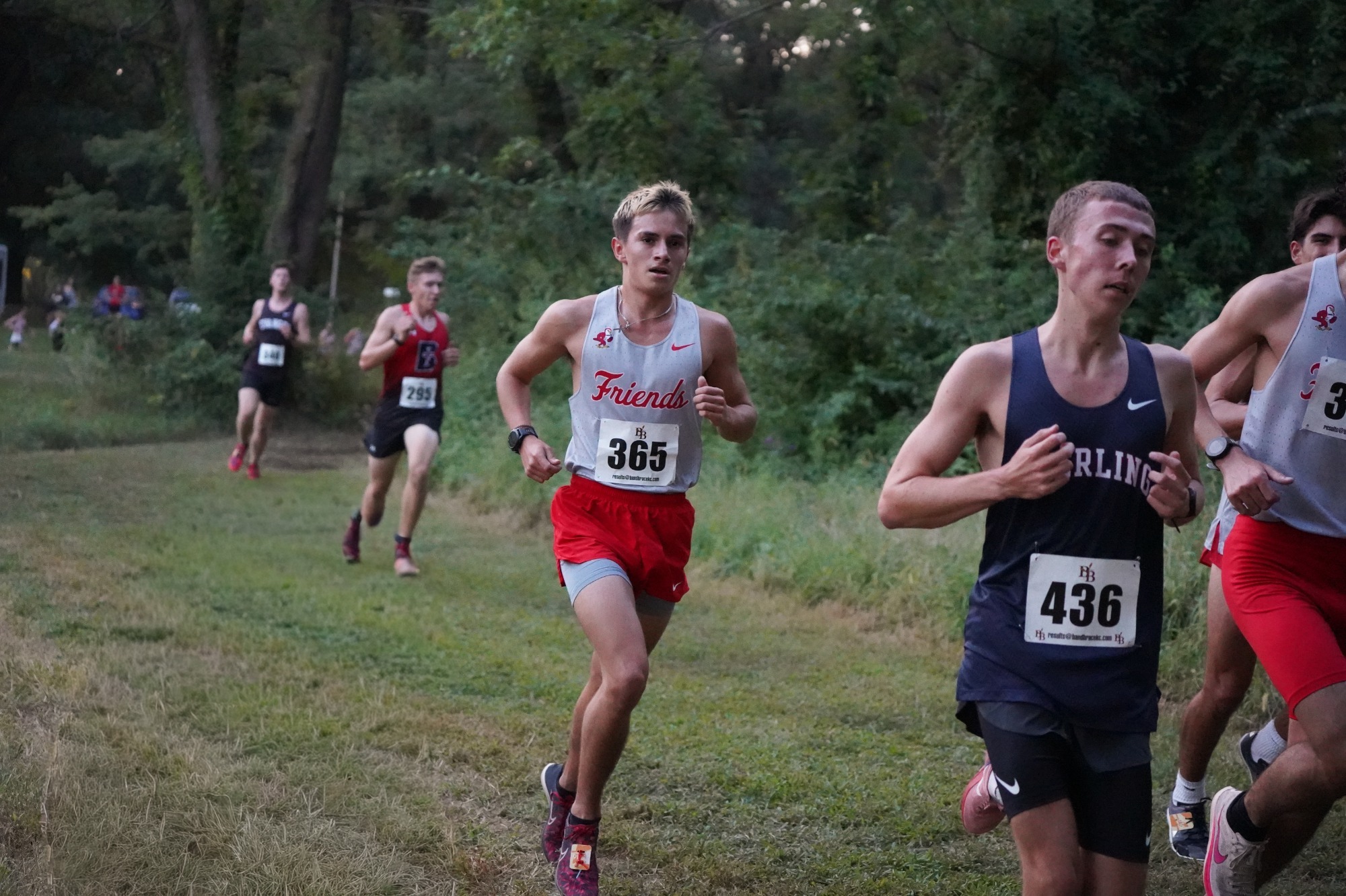 Men's Cross Country action web