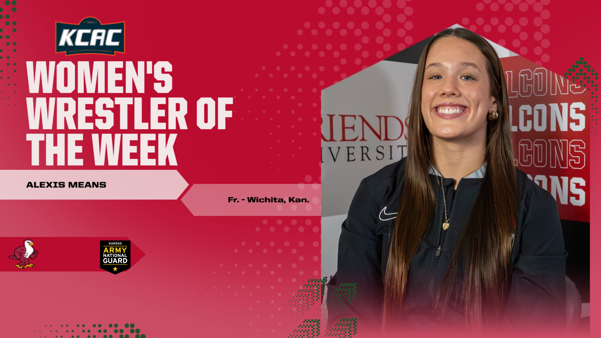 Alexis Means KCAC W Wrestler POW Graphic Web