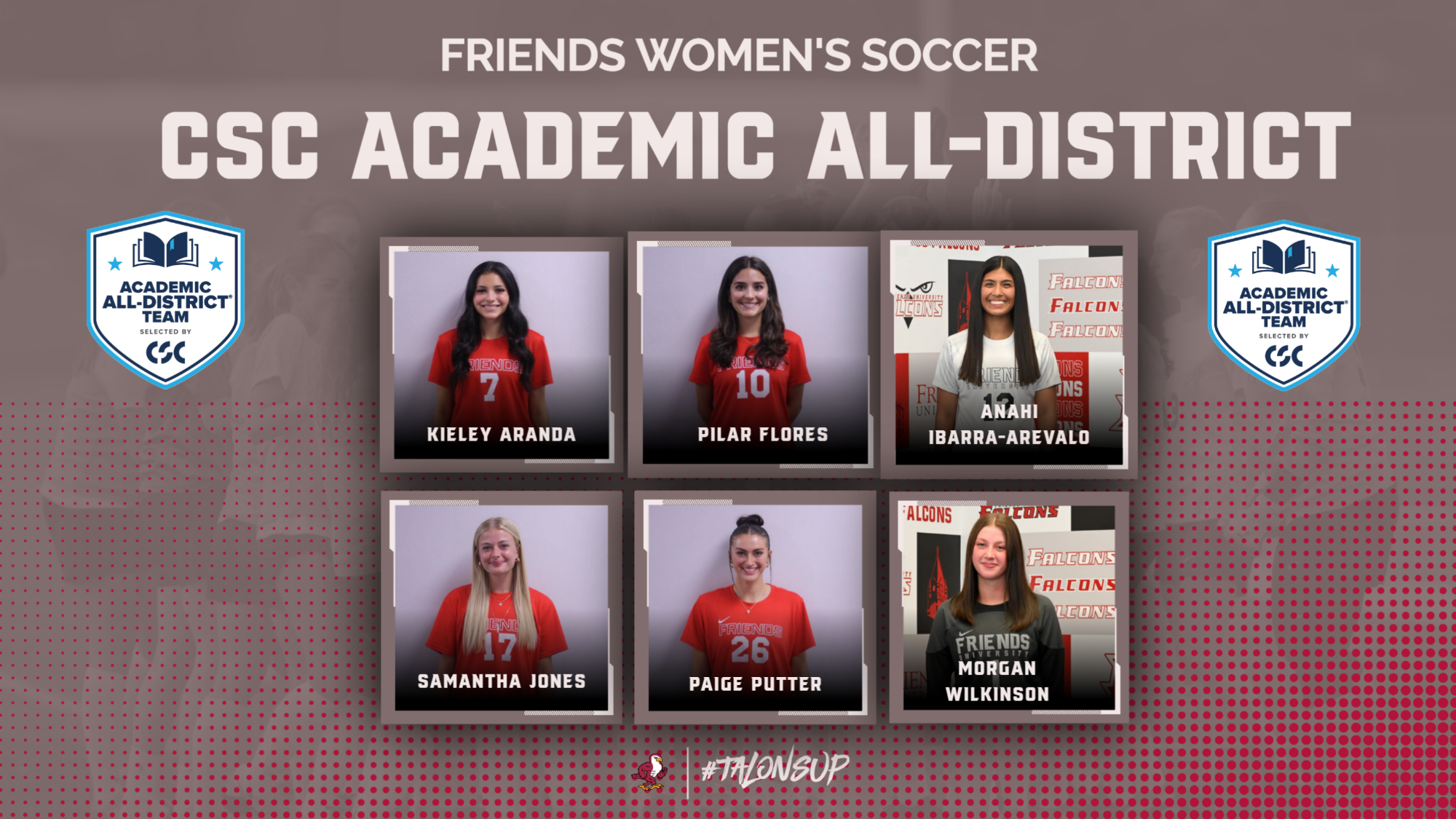WSOC CSC Academic All-District Graphic Web
