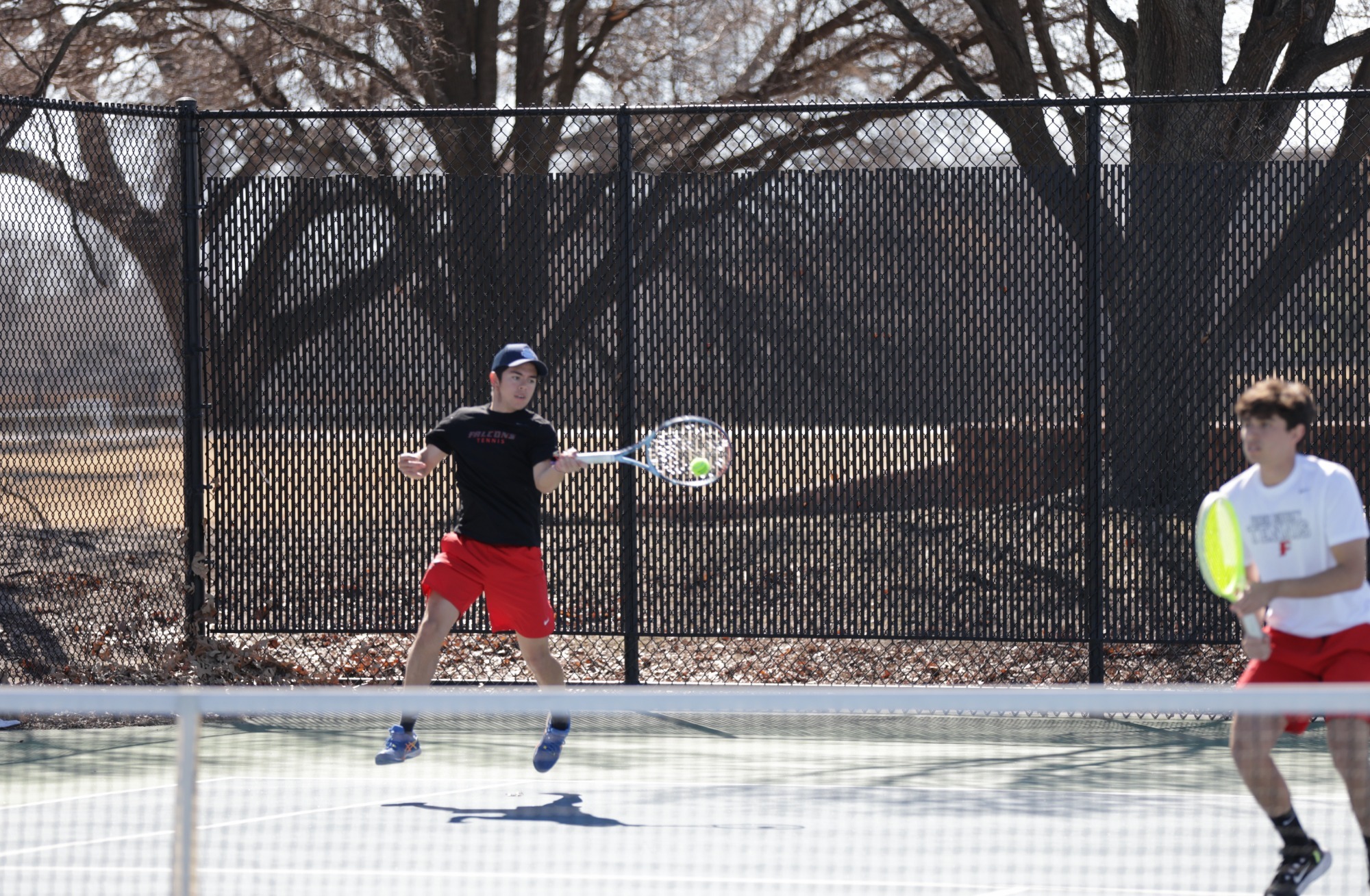 Cristobal Fuentes/Gabriel Gomes Men's Tennis action web