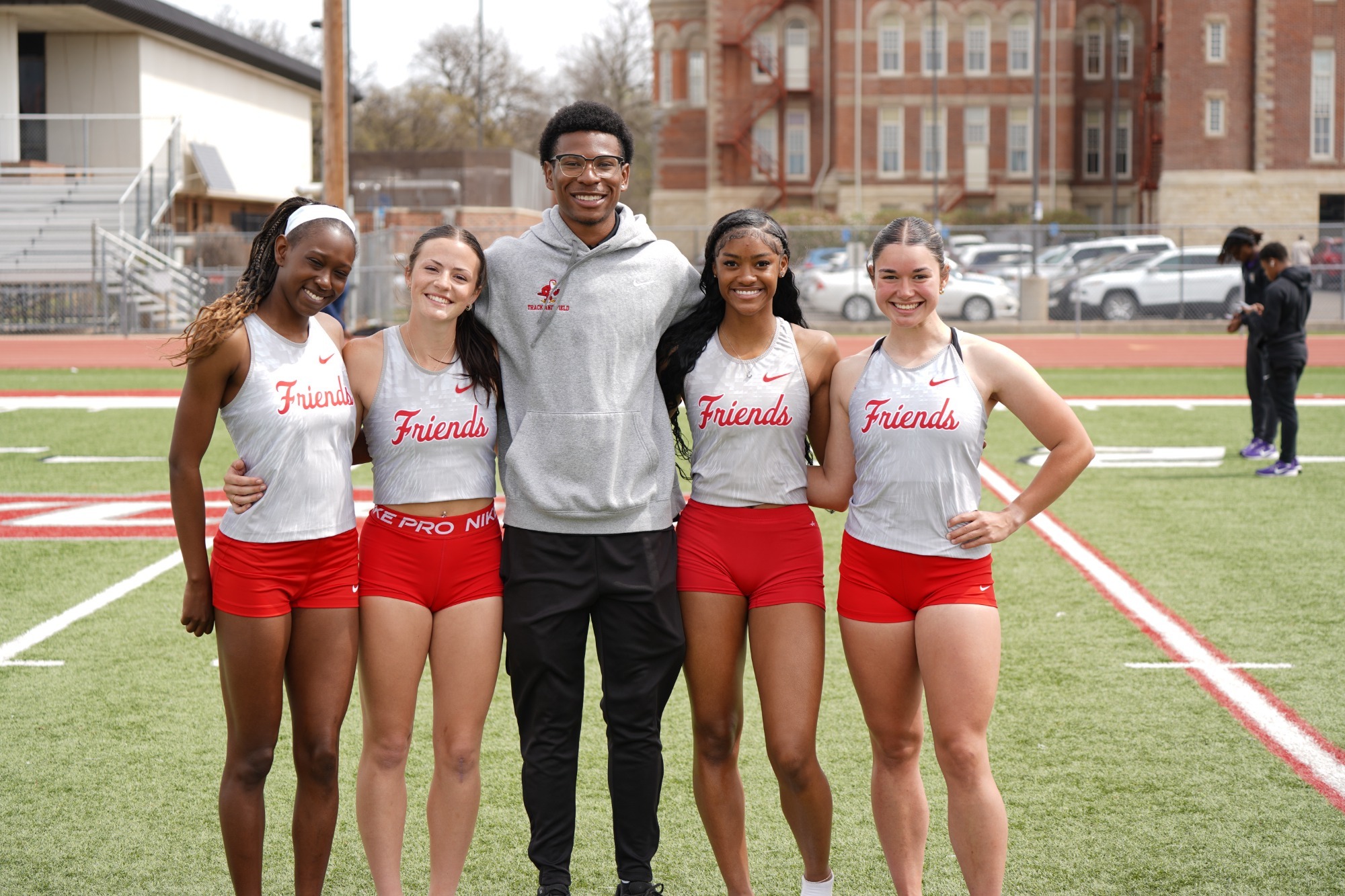 Women's Outdoor Track & Field 4 X 100 Relay Group Pic
