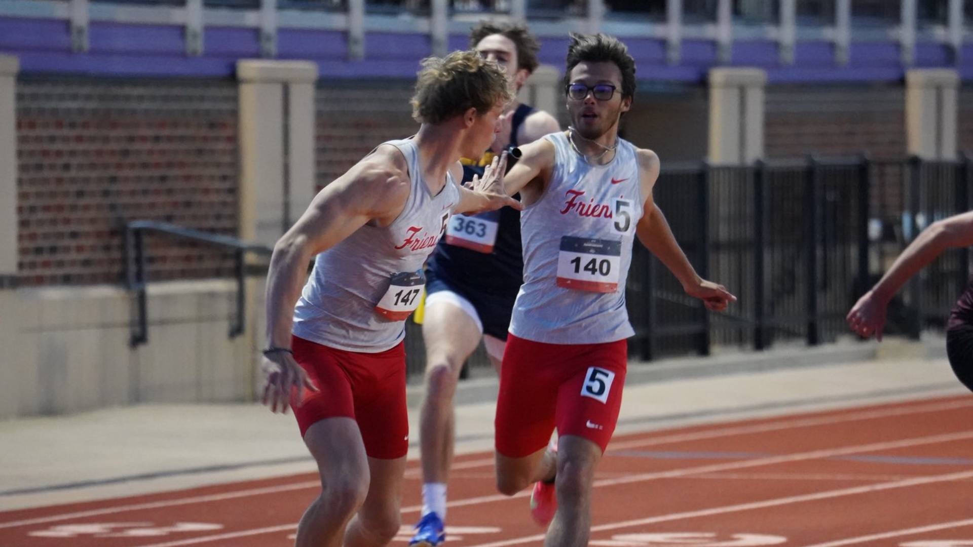 Outdoor Track & Field 4 X 400 Relay Action Pic