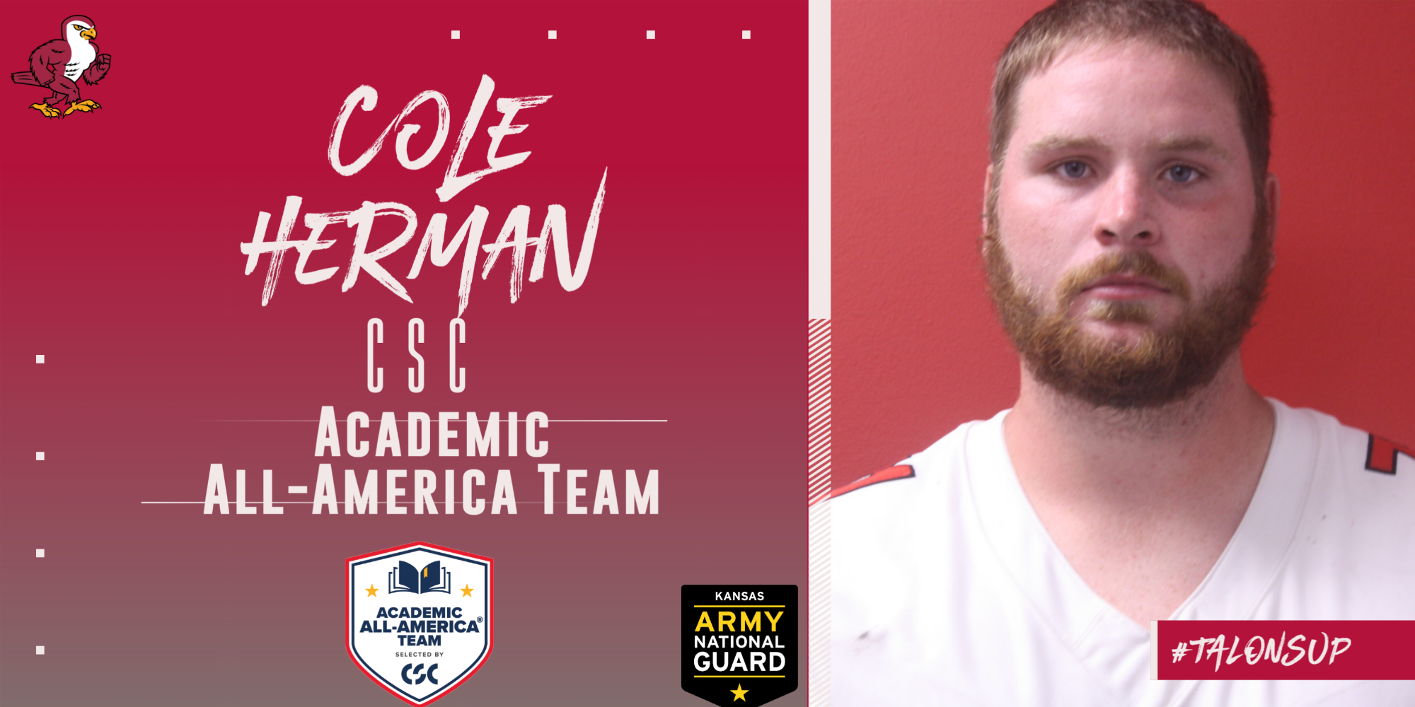 Cole Herman CSC Academic All-America Graphic Web 2