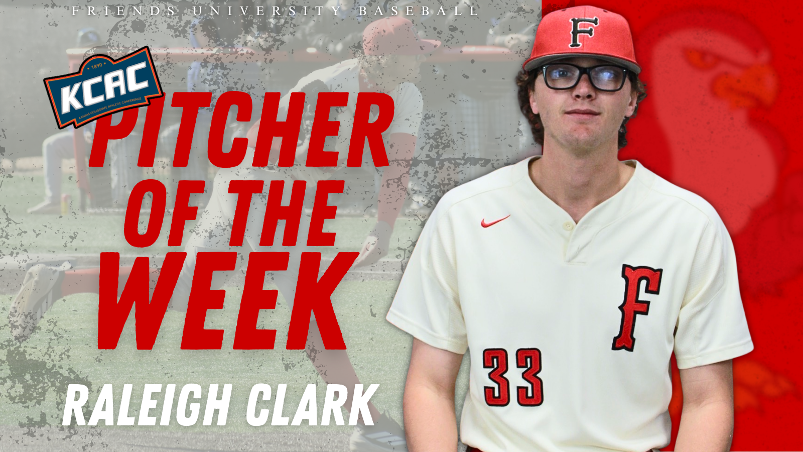 Raleigh Clark Baseball Pitcher of the Week Graphic Web