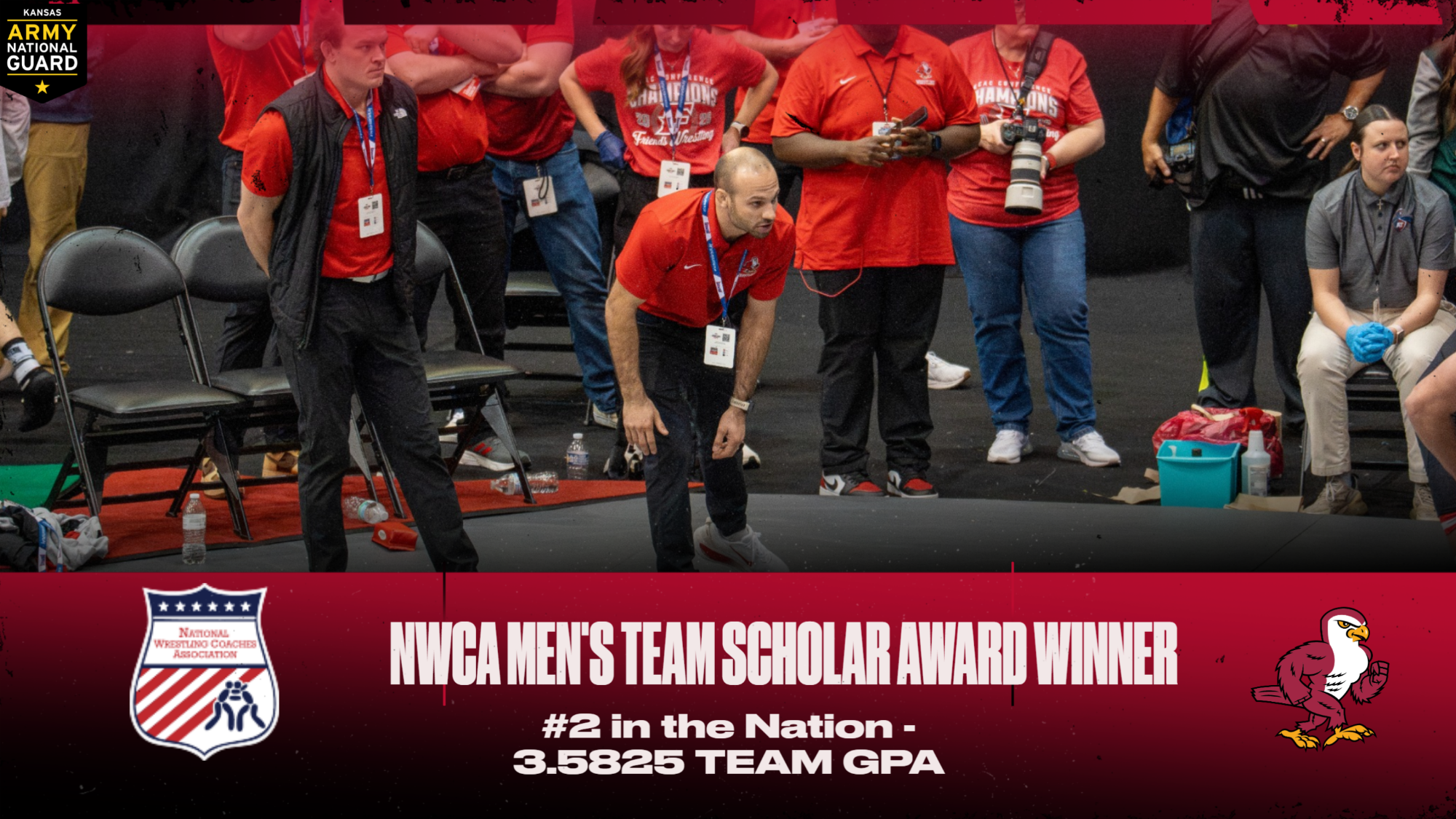 M Wrestling NWCA NAIA Scholar Team Award Graphic Web