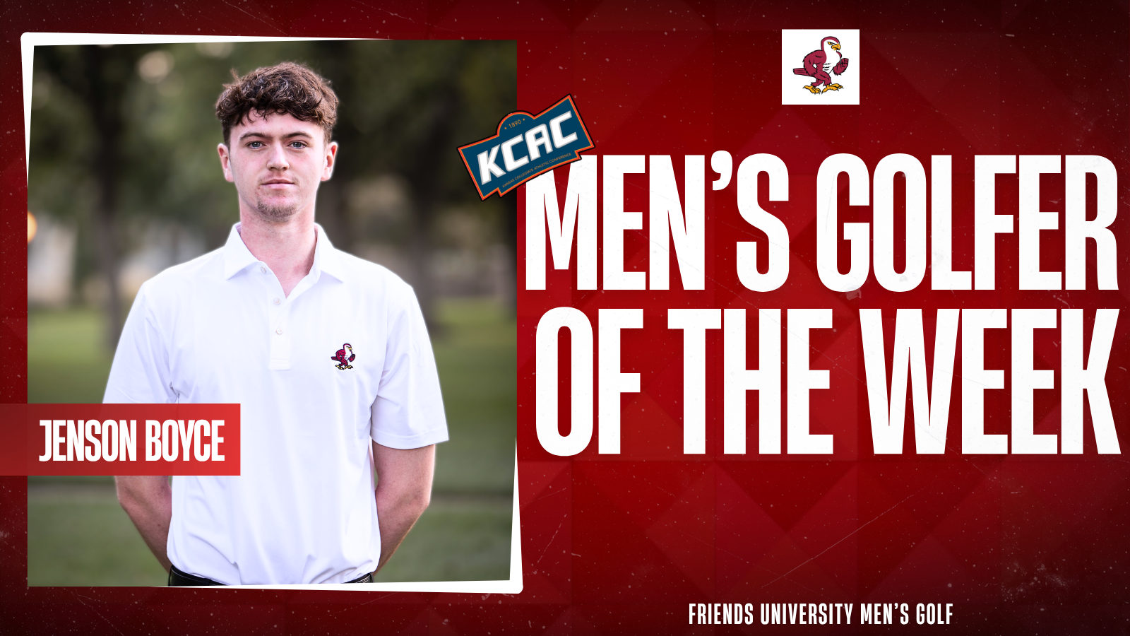 Jenson Boyce KCAC M Golf POW Graphic Web