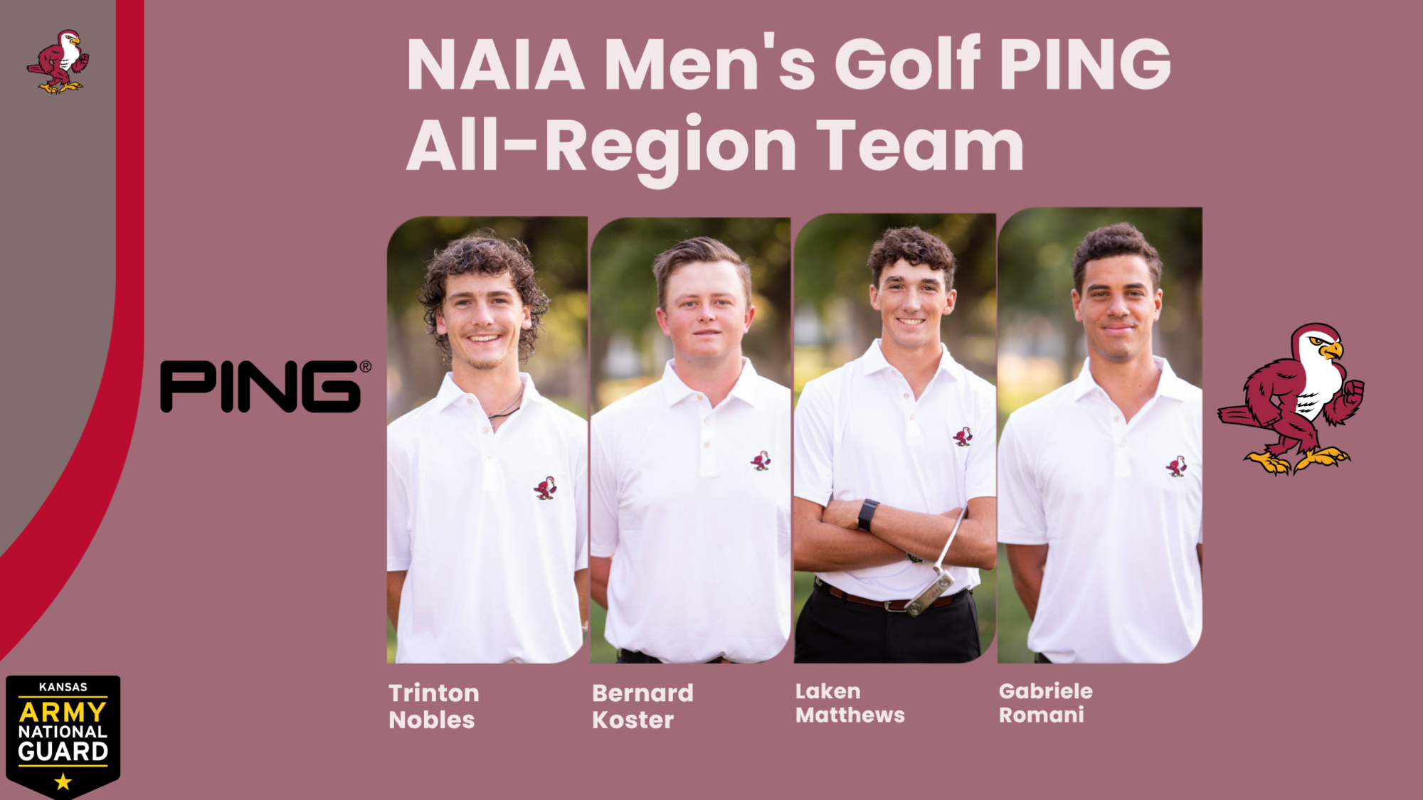 MGolf NAIA PING All-Region Graphic Web