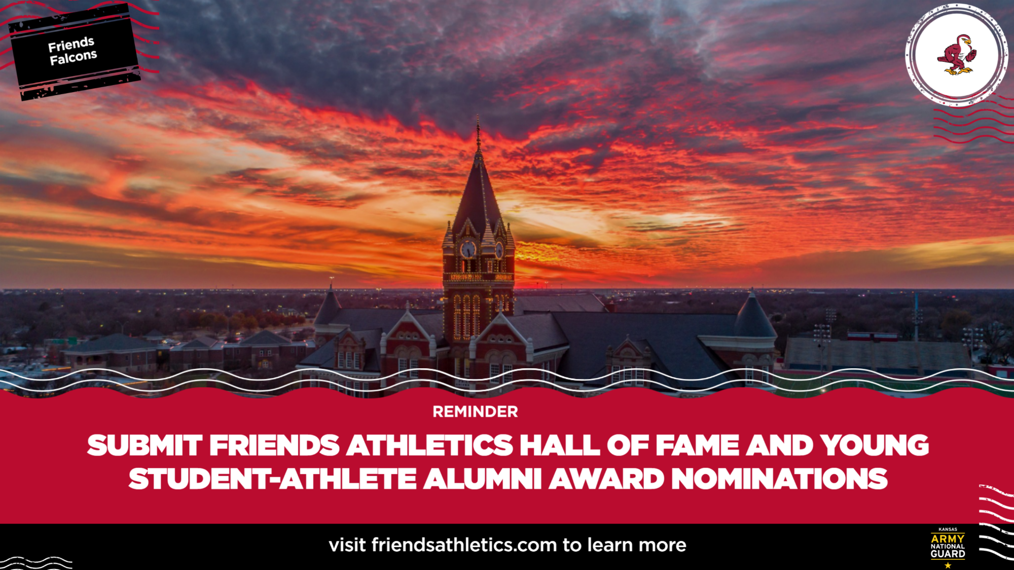 Hall of Fame Nomination and Young Student-Athlete Alumni award graphic web