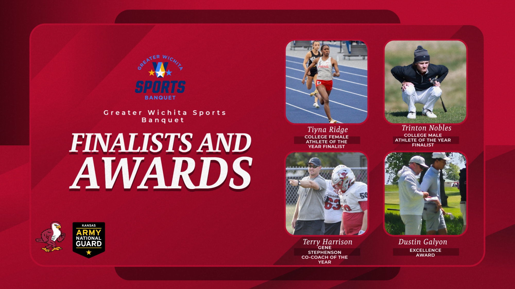 Greater Wichita Sports Banquet finalists and awards Graphic Web