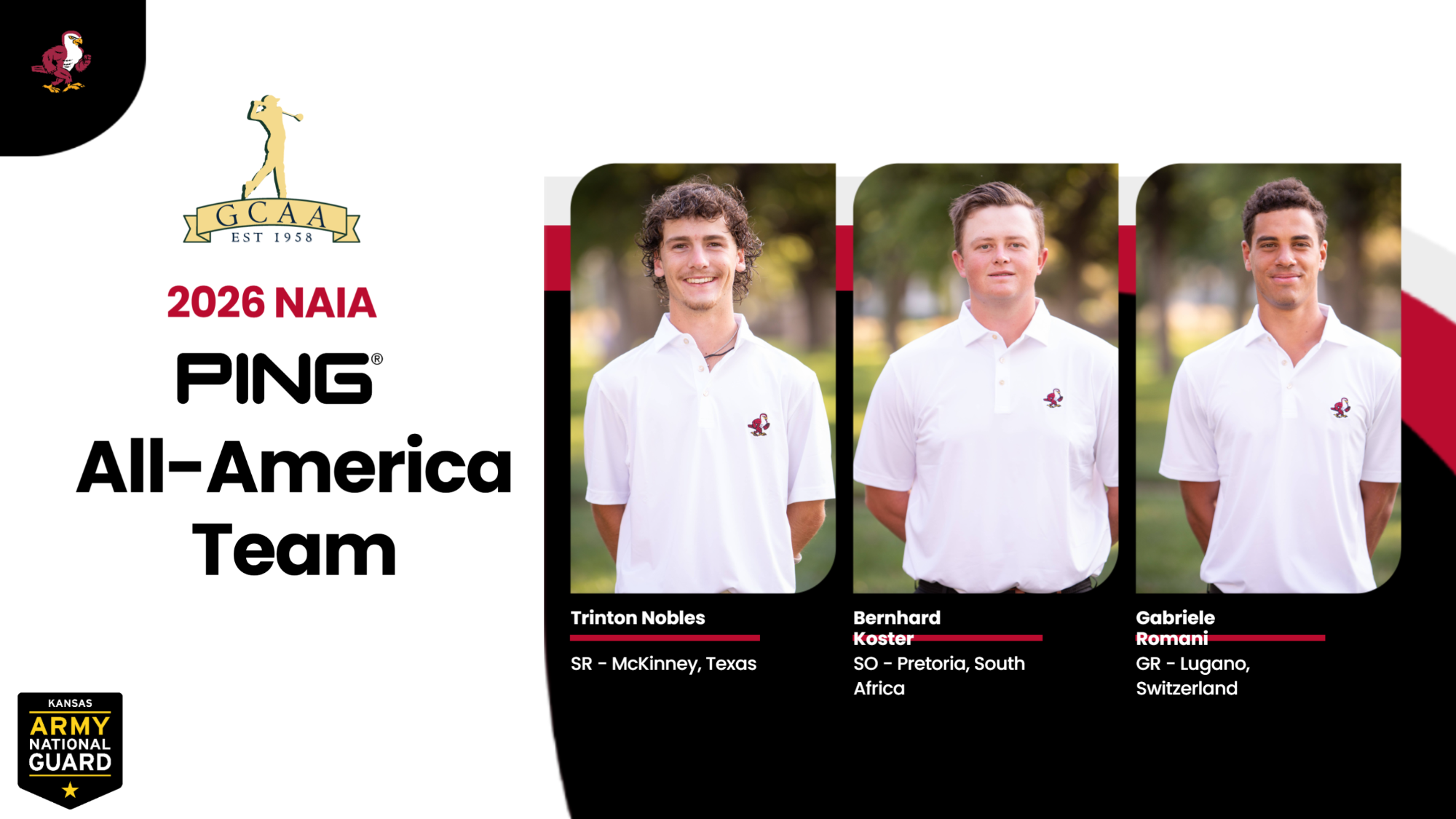 M Golf NAIA PING All-American Graphic Web