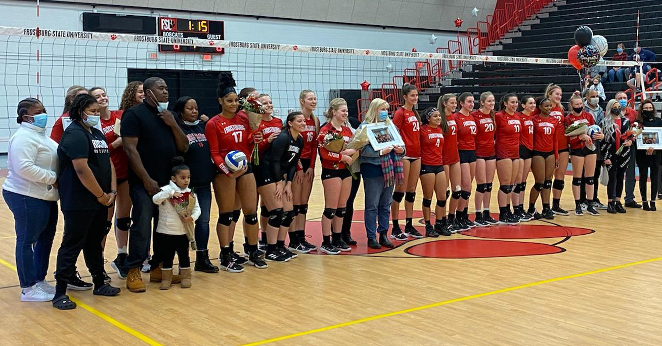 Volleyball Celebrates Senior Day Against West Liberty Frostburg State