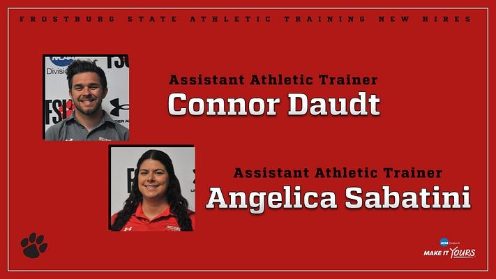 Athletic Training New Hires Daudt and Sabatini