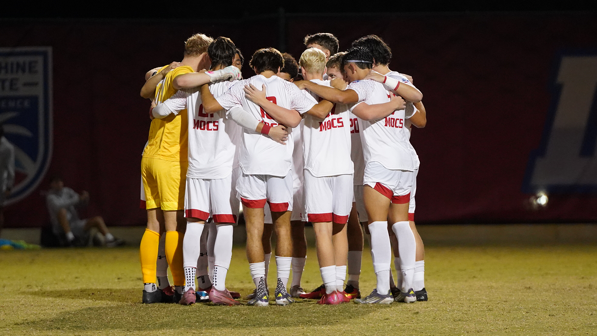Team Huddle before the Saint Leo game