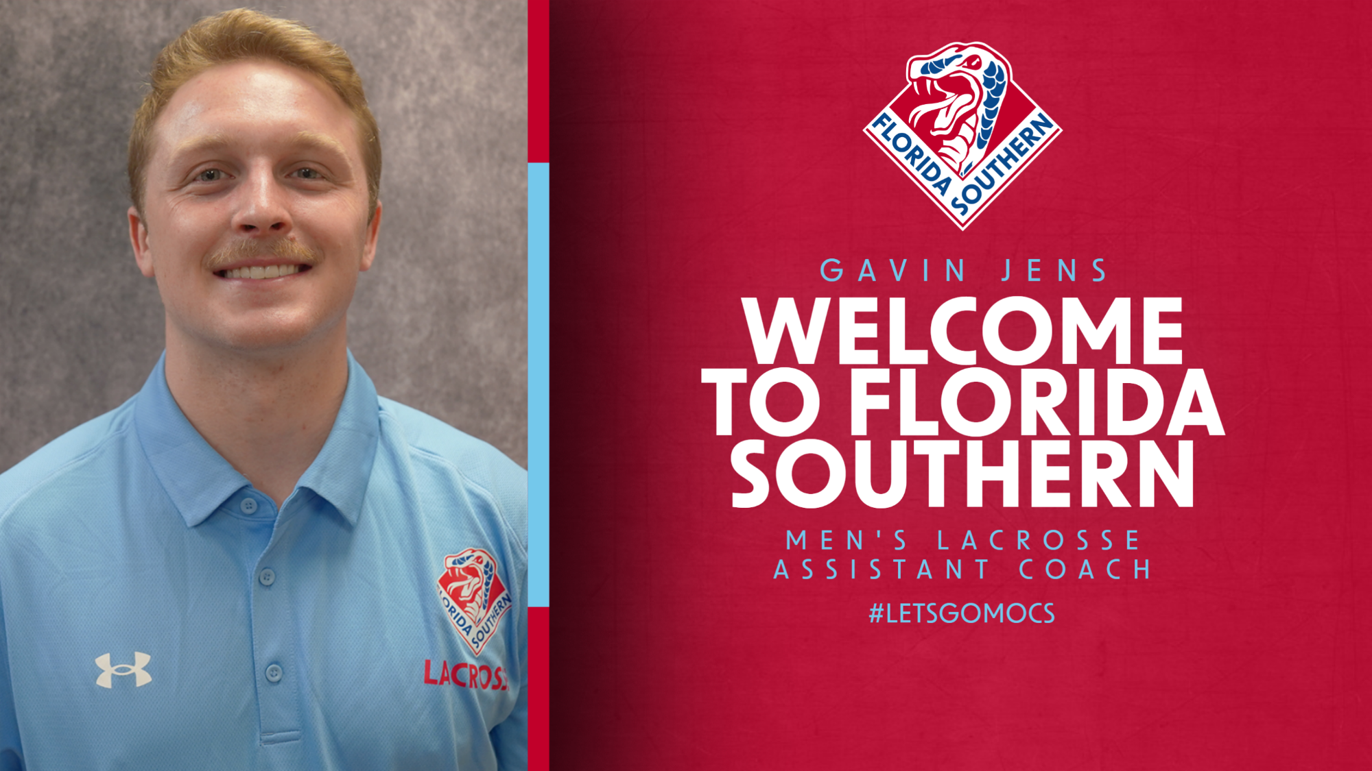 Gavin Jens Welcome Graphic for Men's Lacrosse