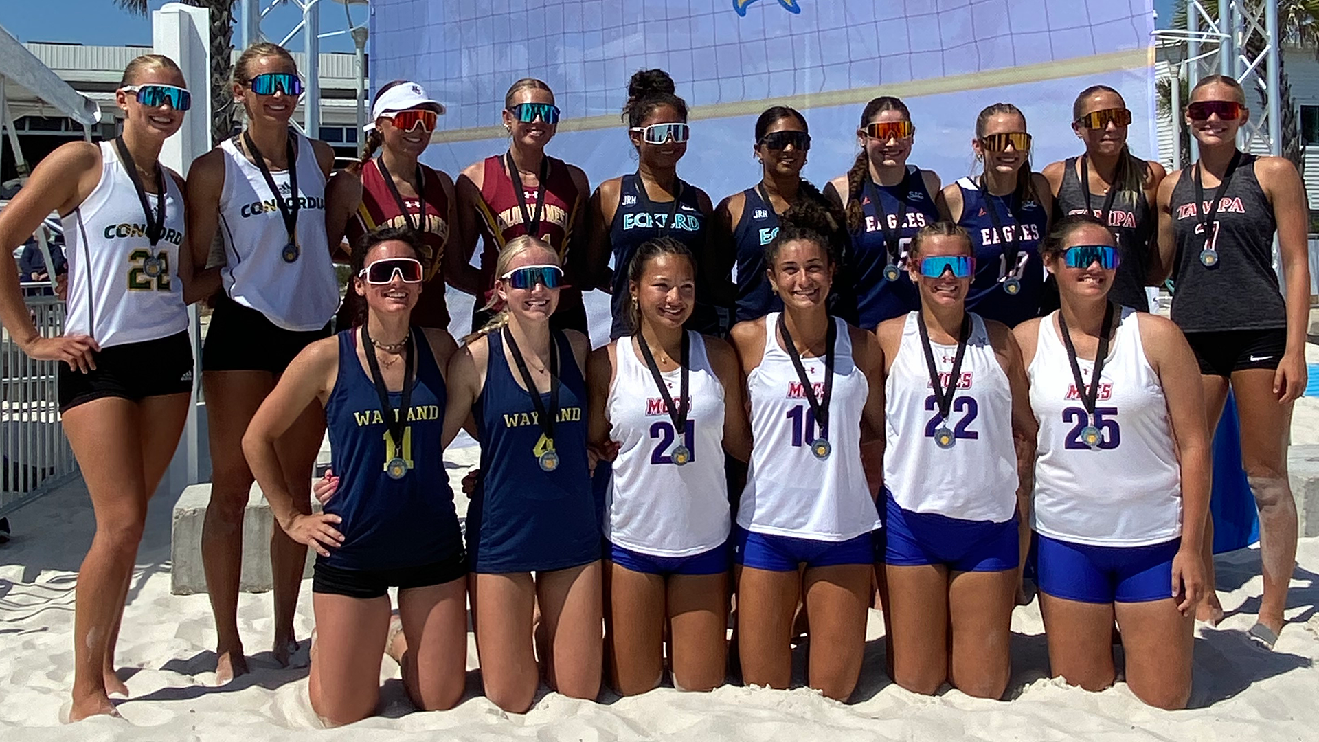 2025 Beach Volleyball Pairs Winners at AVCA 