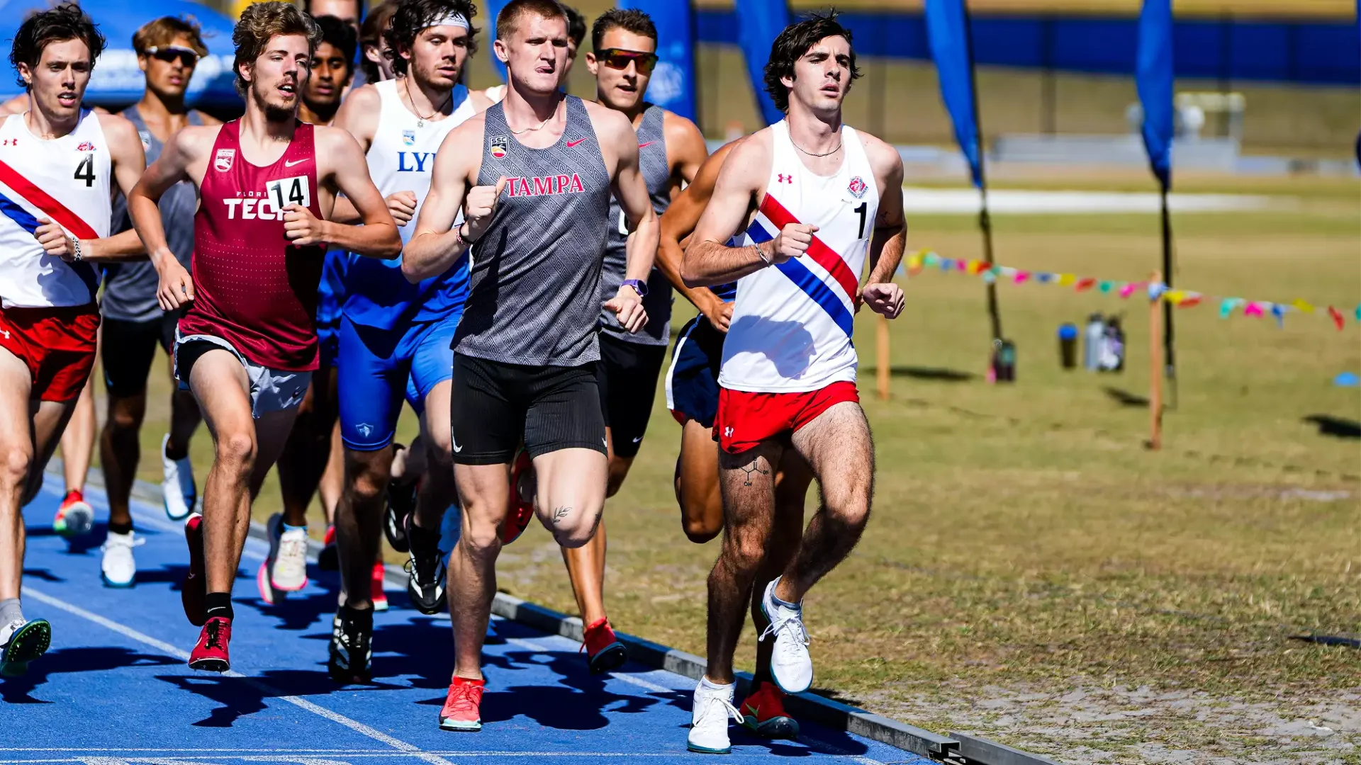 Anthony Matthew competing at the SSC Championships with Aiden Redmond in the background