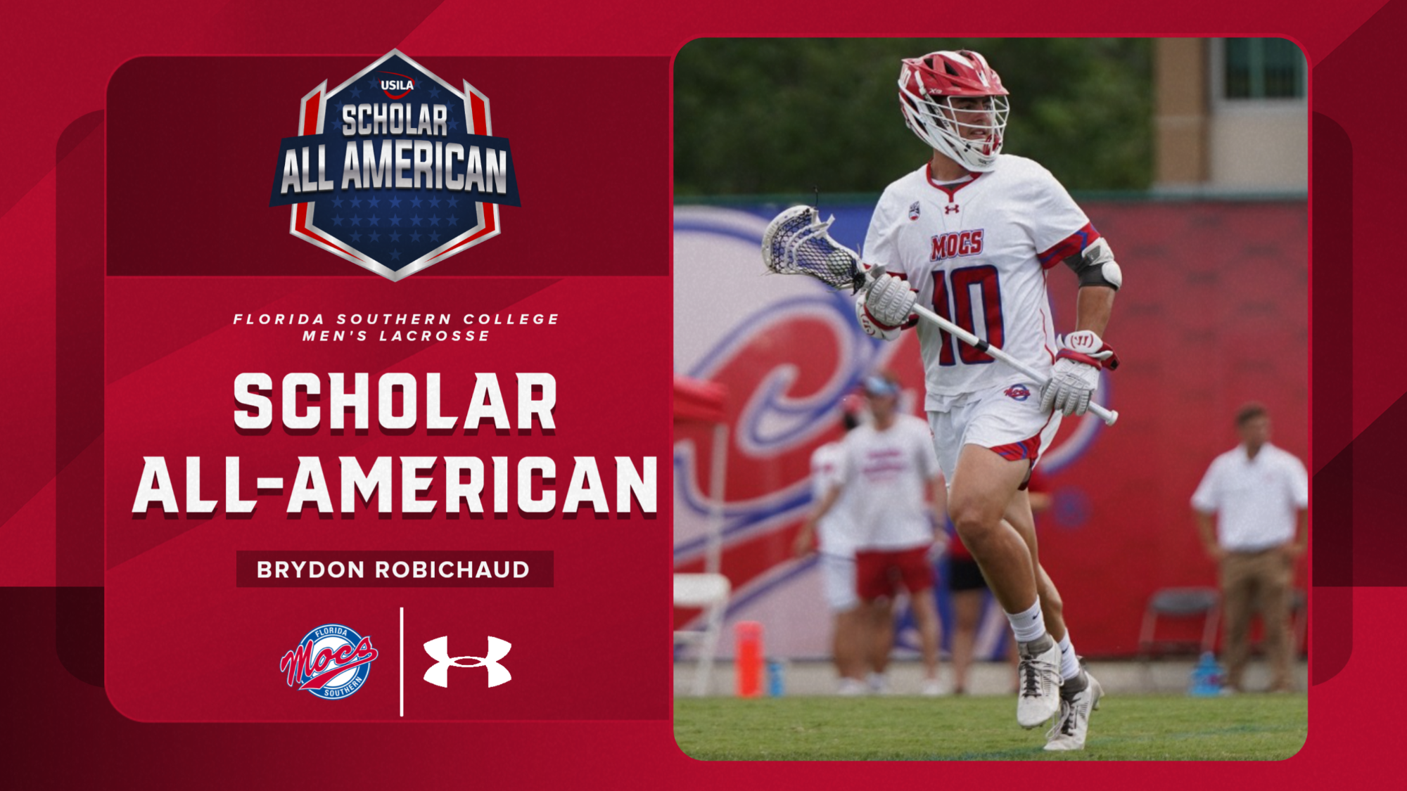 USILA Scholar All-America Graphic for Brydon Robichaud