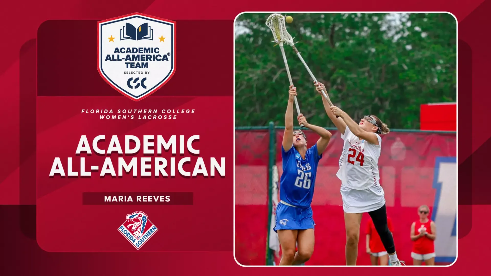 2025 WLAX CSC Academic All-American - Maria Reeves