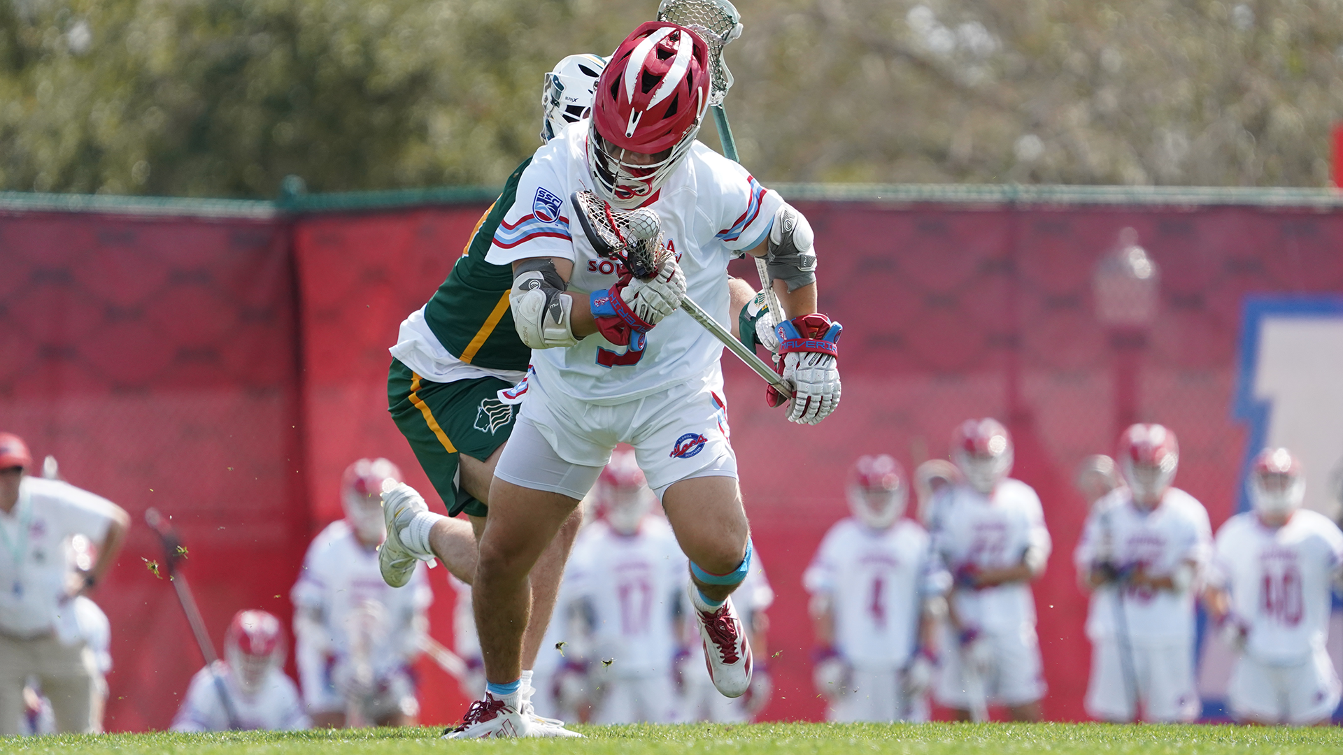 Jacob Czyz battles versus Saint Leo